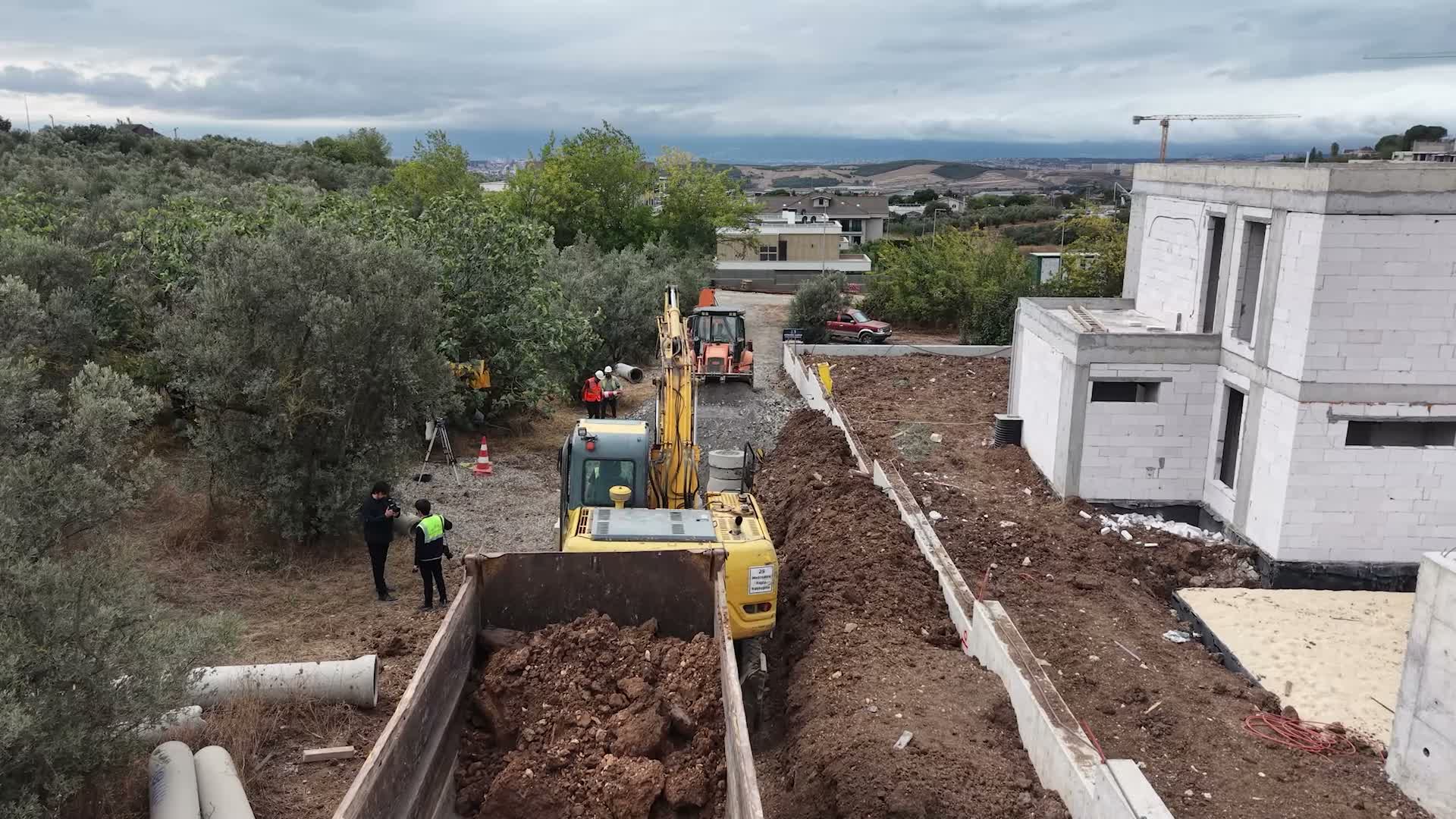 Bursa Büyükşehir Belediyesi'nden Mudanya'da altyapı hamlesi