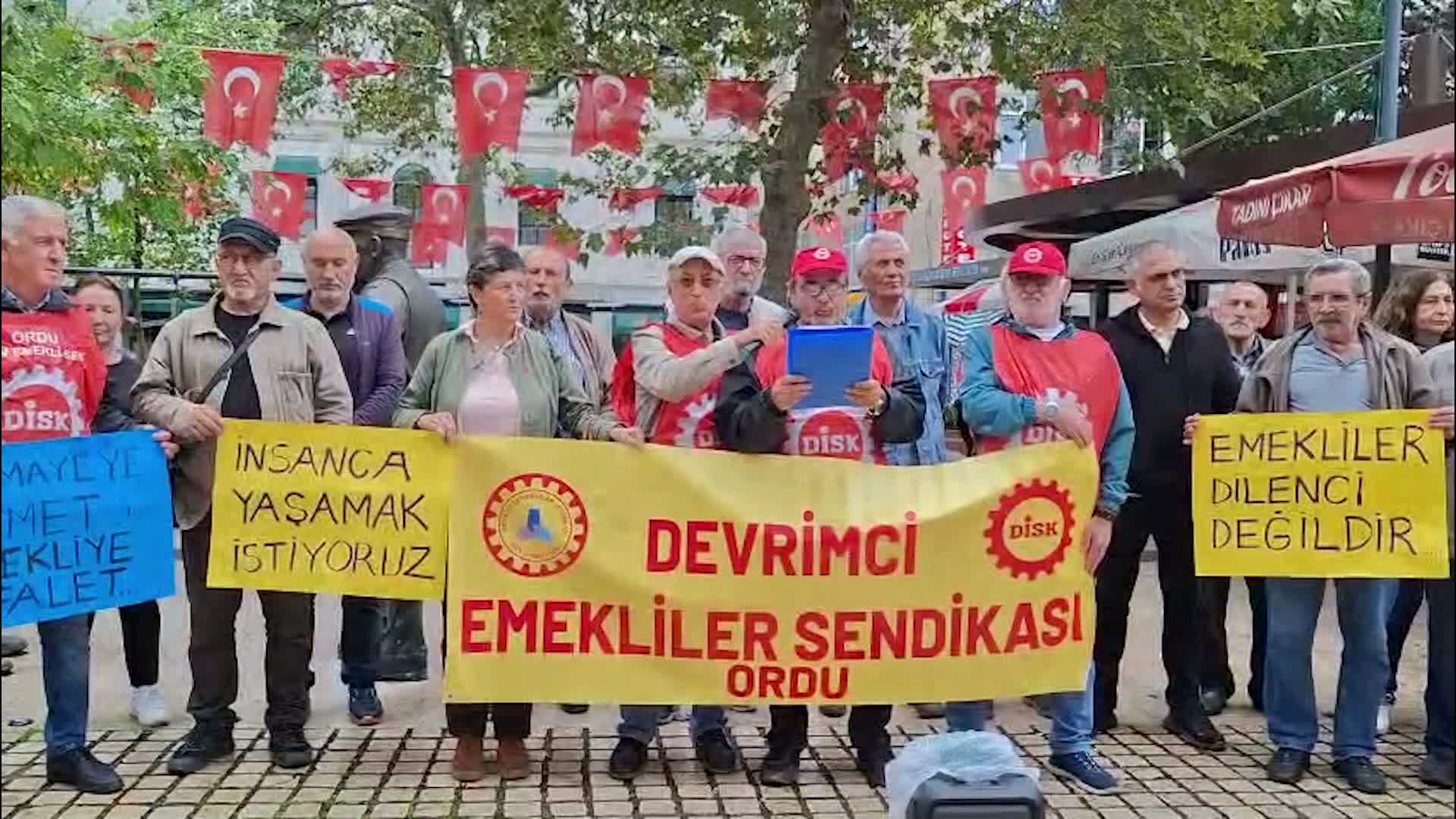 Dev Emekli Sen Ordu Şubesi'nden emeklilere seyyanen zam talebi