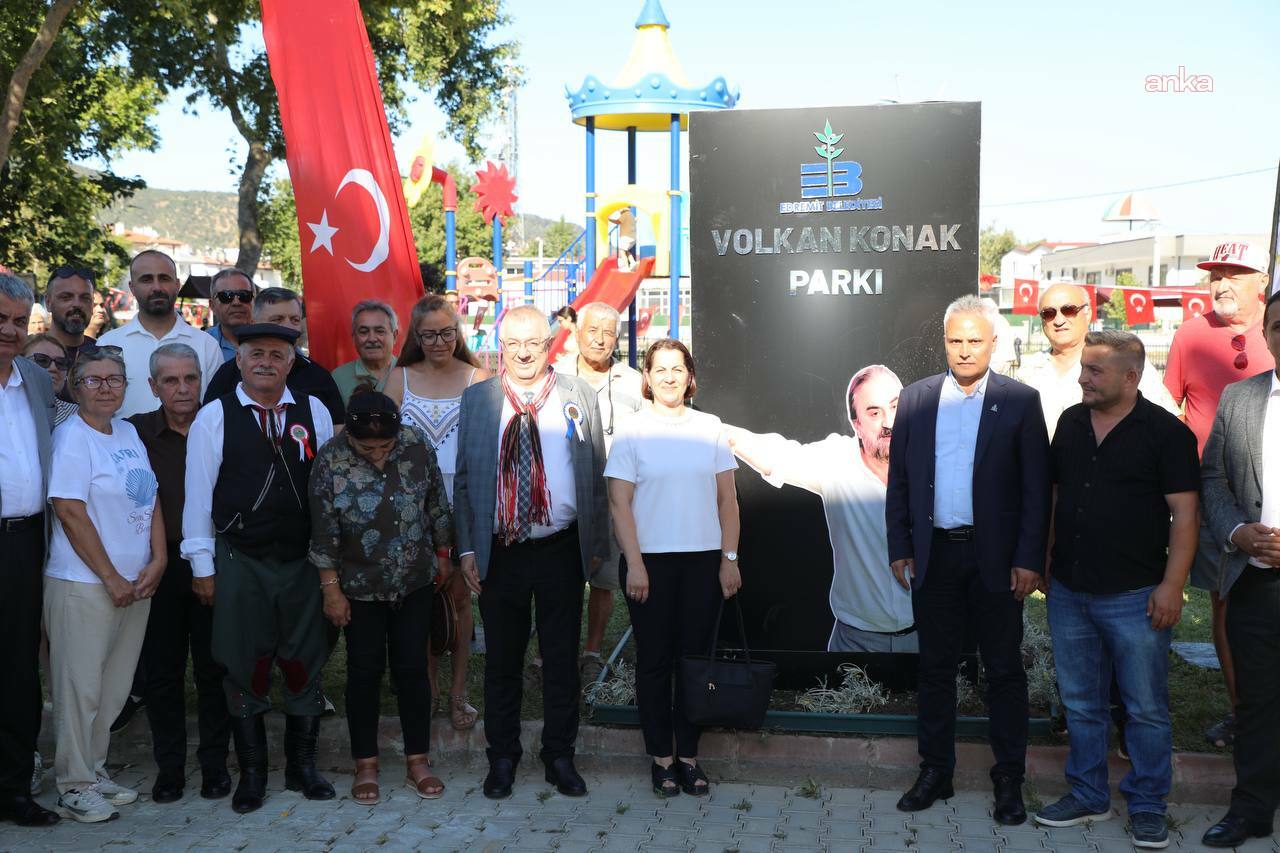Edremit’te Volkan Konak Parkı hizmete açıldı