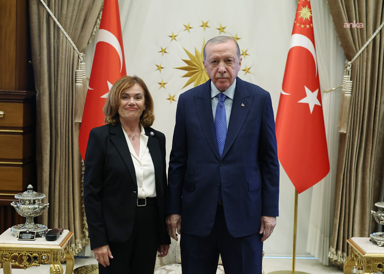 Cumhurbaşkanı Erdoğan, İspanya Anayasa Mahkemesi Başkanvekili Huertas'i kabul etti