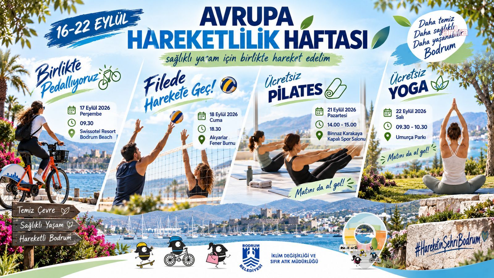Bodrum’da "Avrupa Hareketlilik Haftası" etkinlikleri düzenlenecek