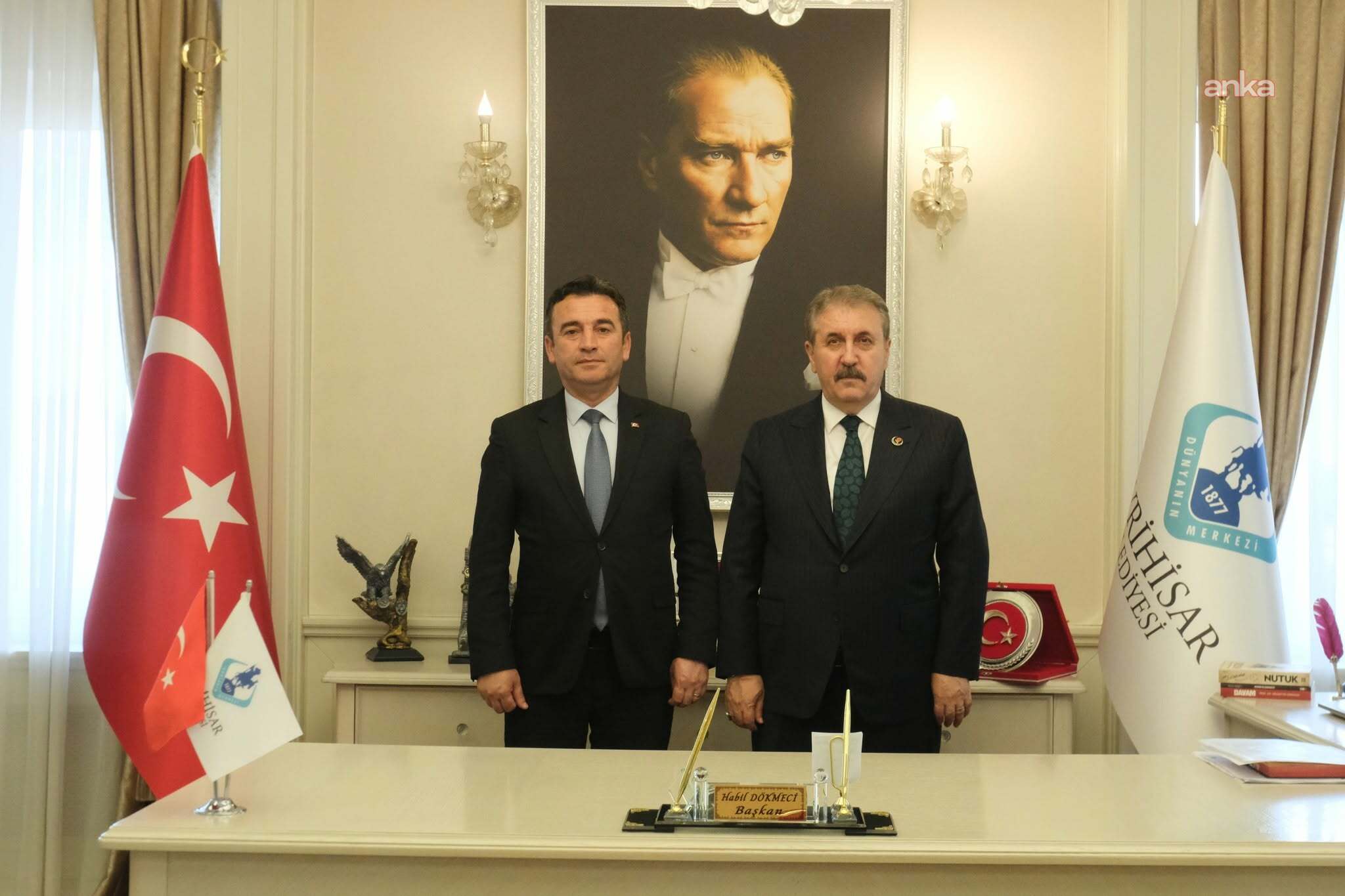 Sivrihisar Belediye Başkanı Dökmeci, BBP Genel Başkanı Destici'yi ağırladı