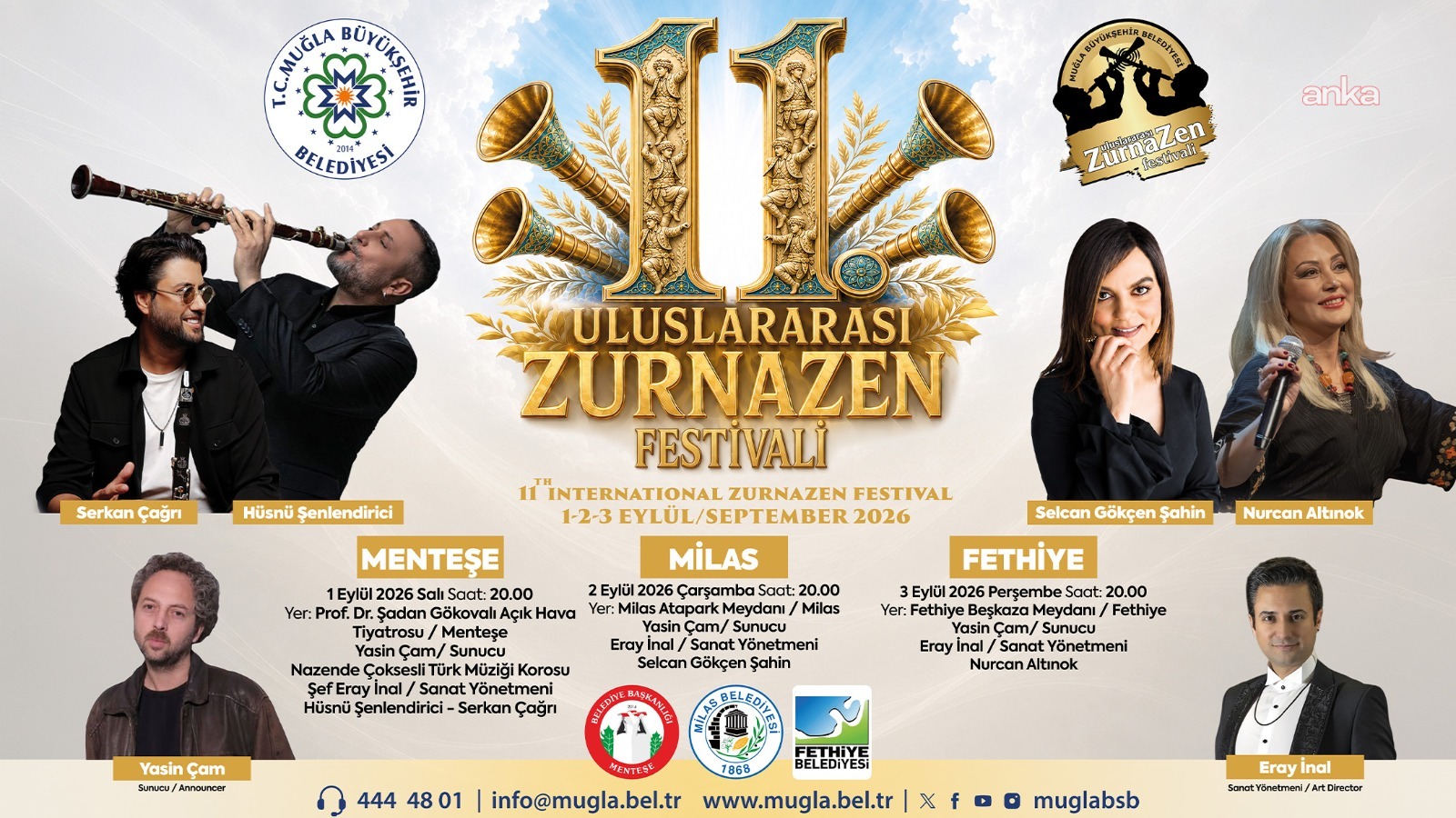 Muğla'da “Uluslararası Zurnazen Festivali” için geri sayım başladı