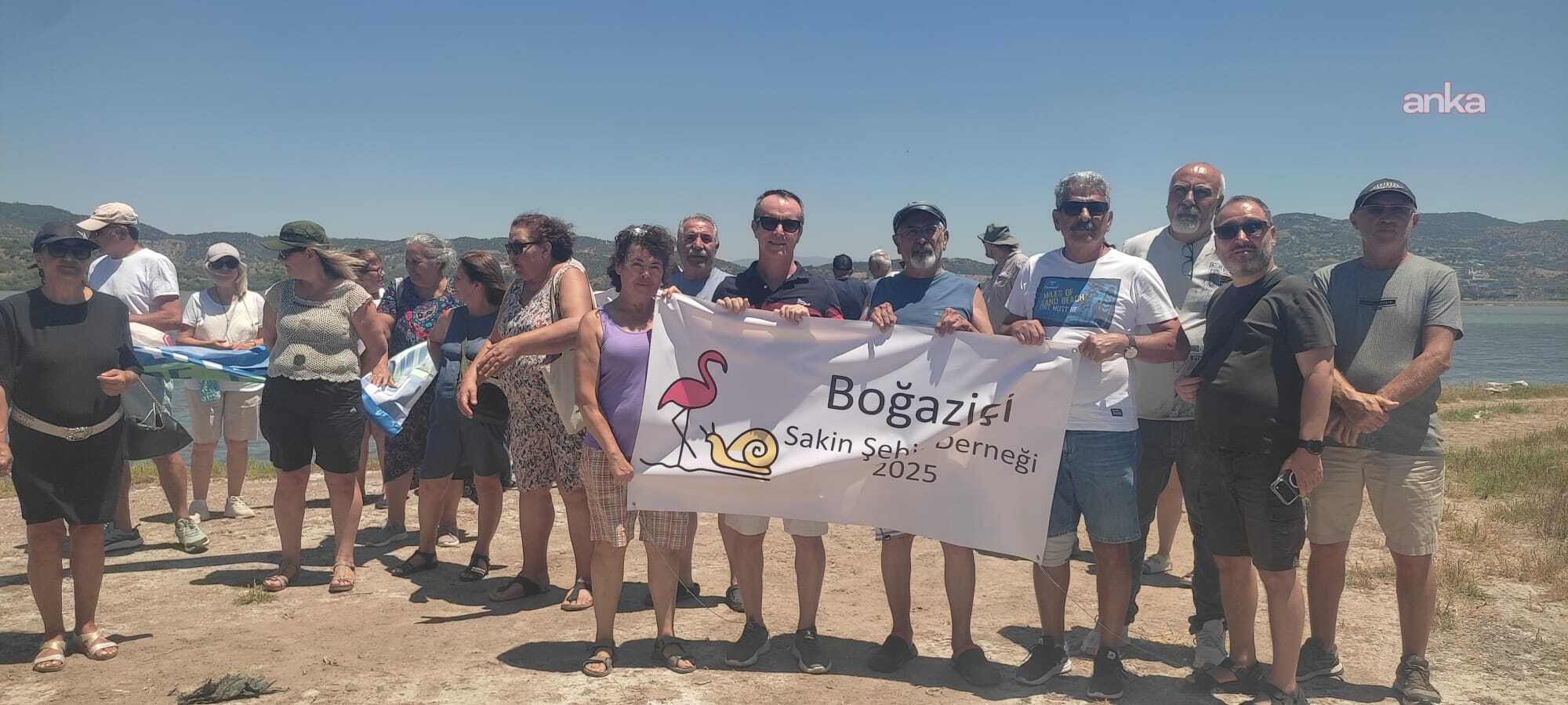Bargilya Kuş Cenneti bölgesinde planlanan konut ve otel projesine protesto: Kuşlar yaşam alanlarını kaybedecek