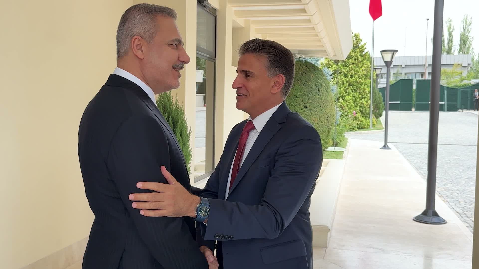 Bakan Fidan, Libya Silahlı Kuvvetleri Genelkurmay Başkan Vekili Nemruş'u kabul etti
