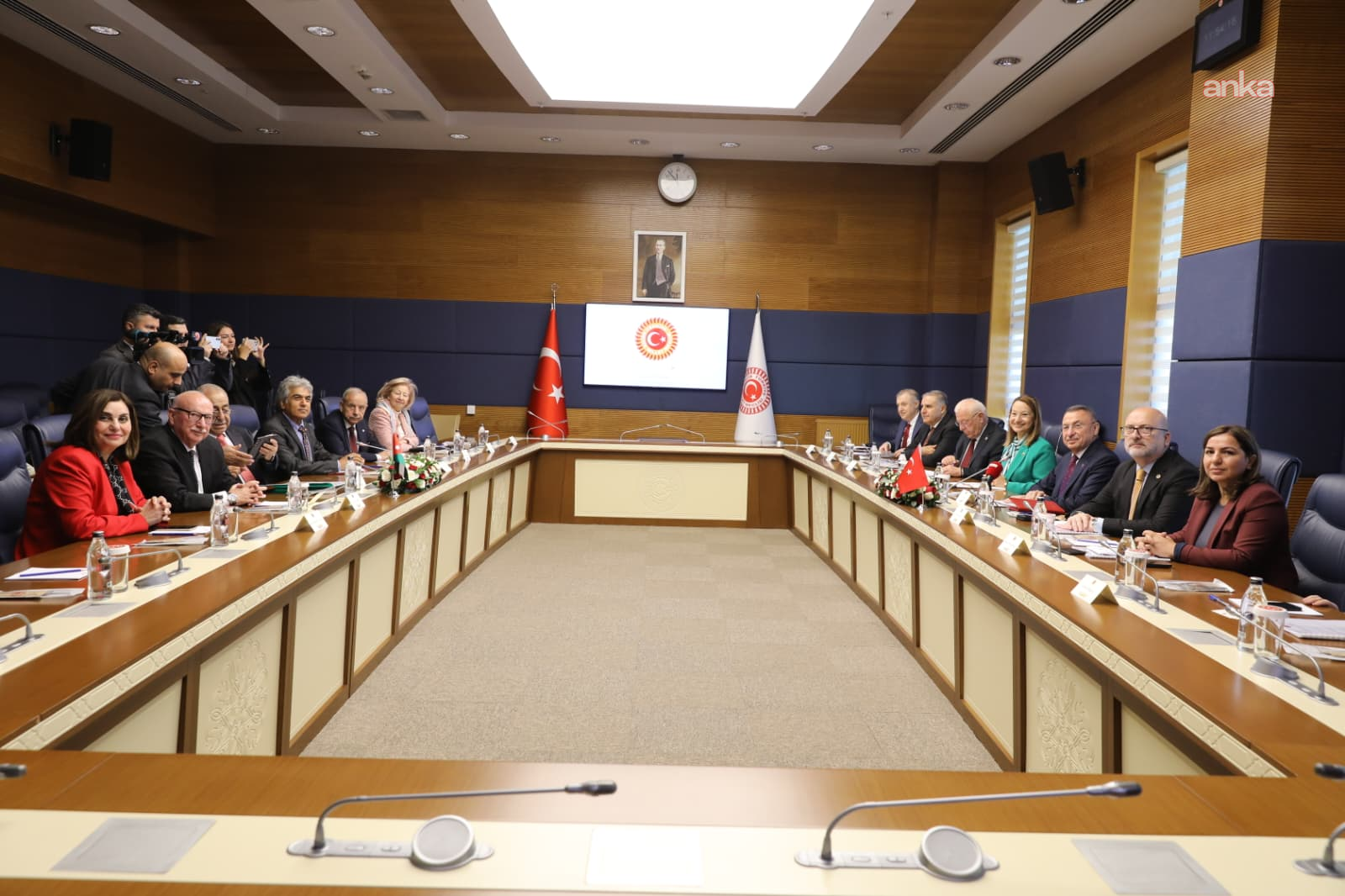 Dışişleri Komisyonu Başkanı Oktay, Ürdün Senatosu Ürdün-Türkiye Dostluk Grubu Başkanı El-Husban ile görüştü
