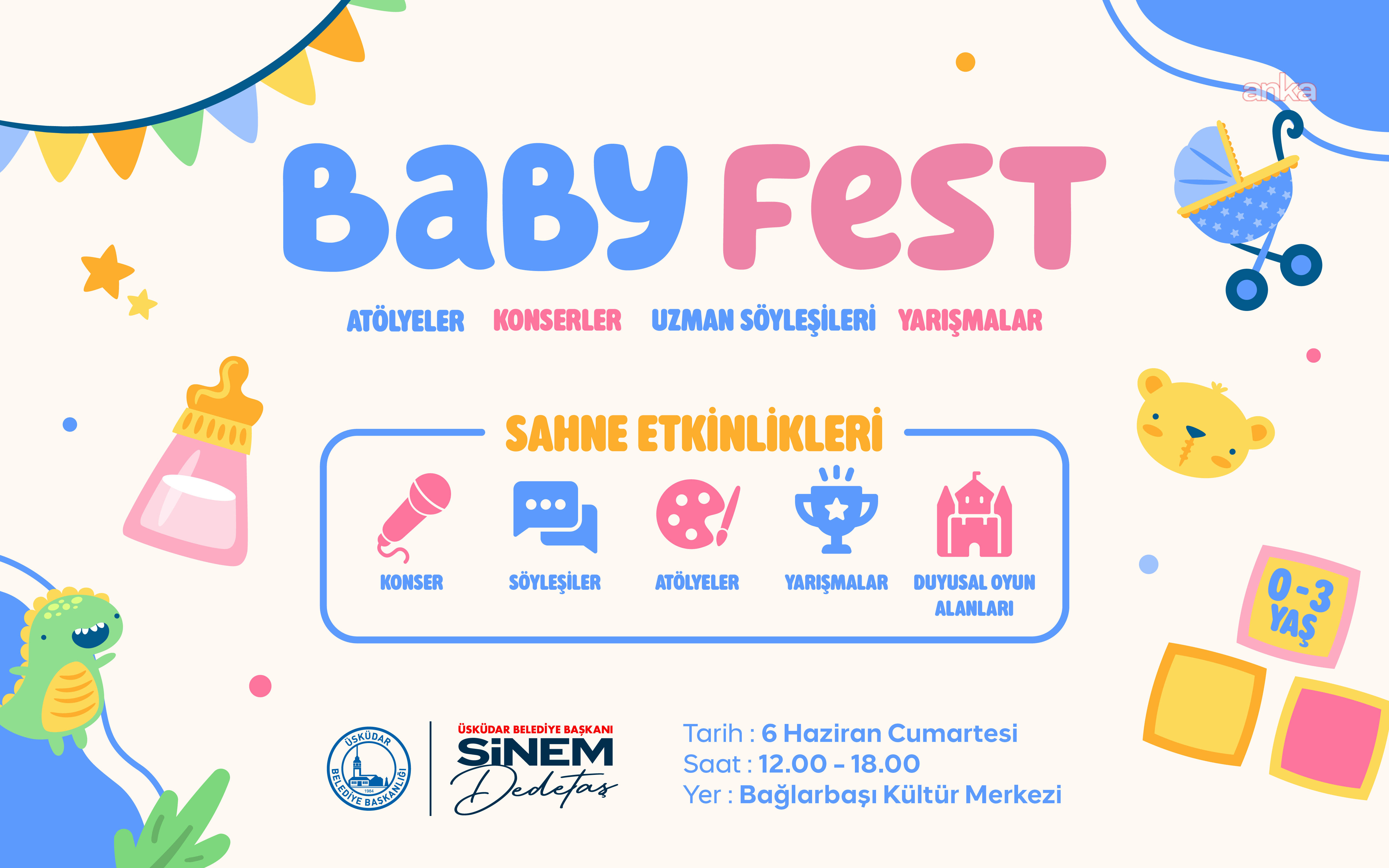 Üsküdar Belediyesi’nden miniklere ve ebeveynlerine özel festival