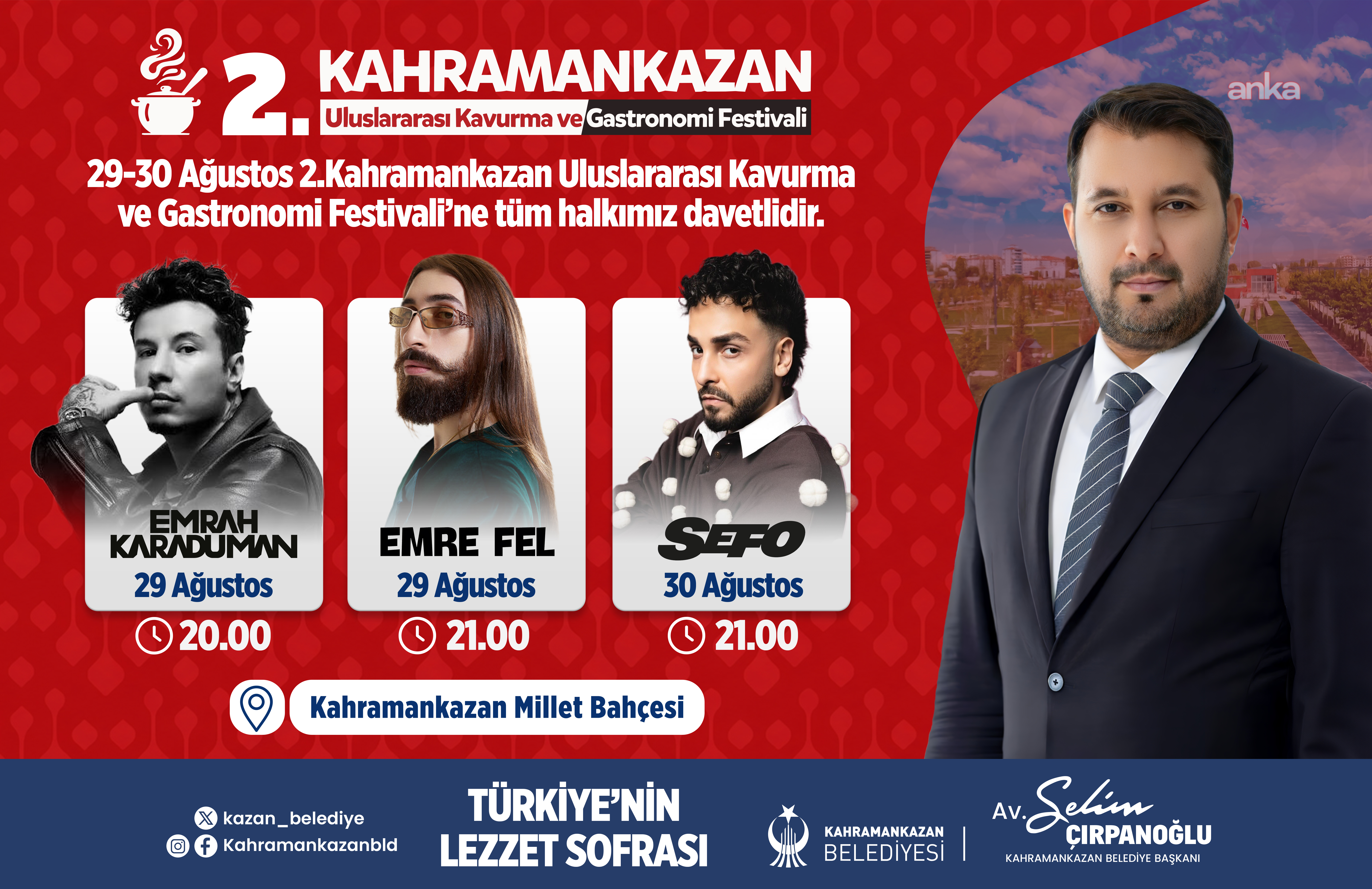 Kahramankazan'da Kavurma ve Gastronomi Festivali, Zafer Bayramı coşkusuyla birleşiyor