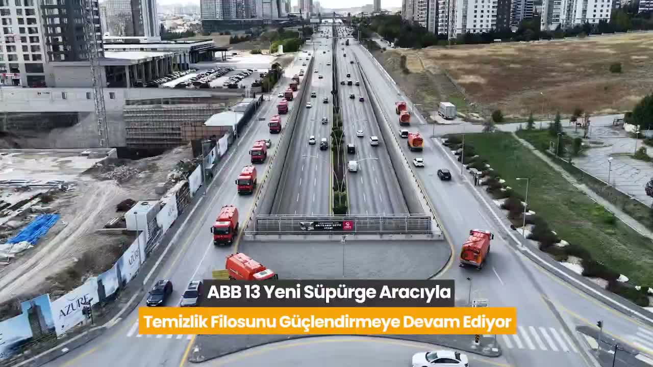 Ankara Büyükşehir Belediyesi'nin temizlik filosu büyüyor: 13 yeni araç hizmete hazır