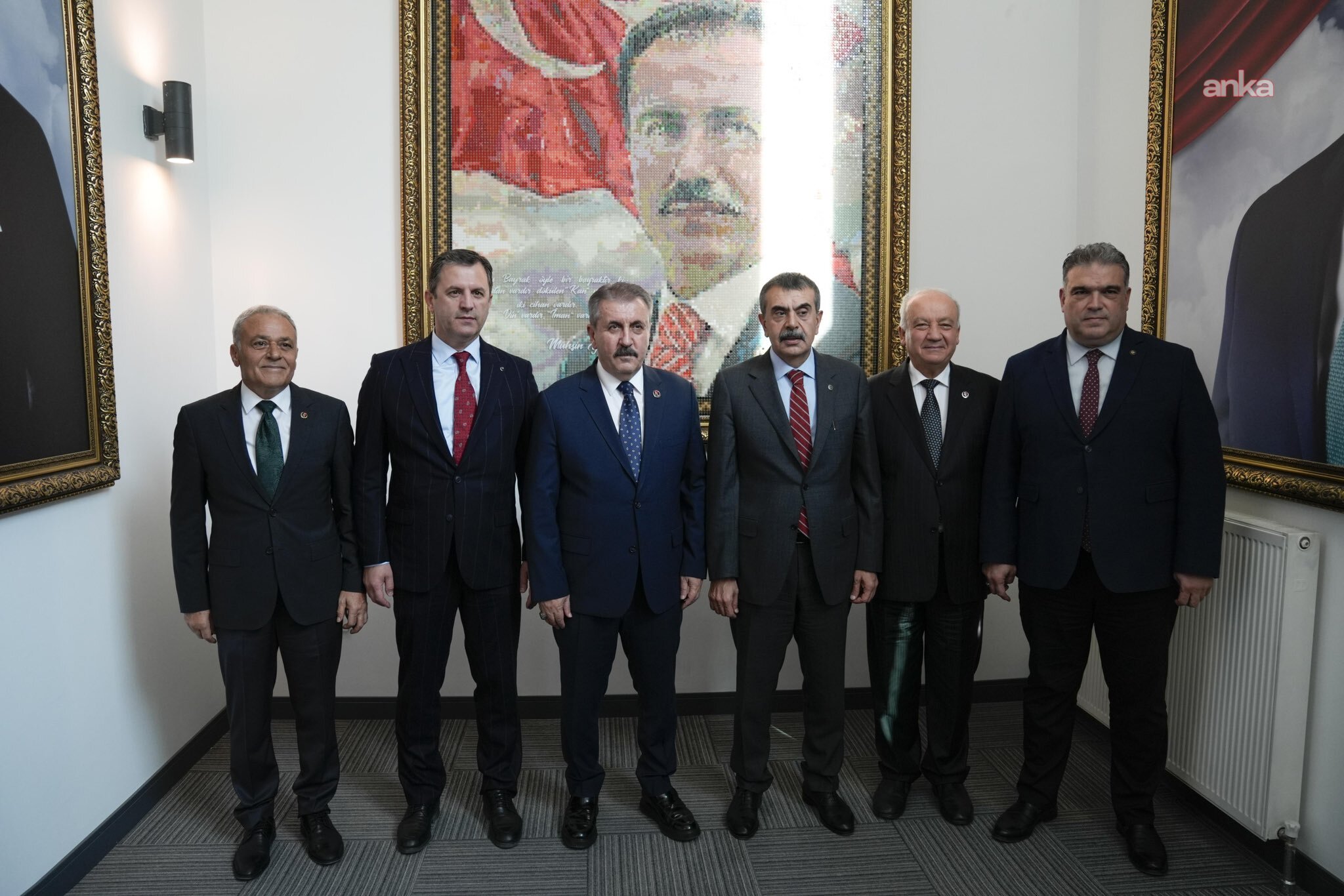 Mustafa Destici, Milli Eğitim Bakanı Yusuf Tekin'i ağırladı