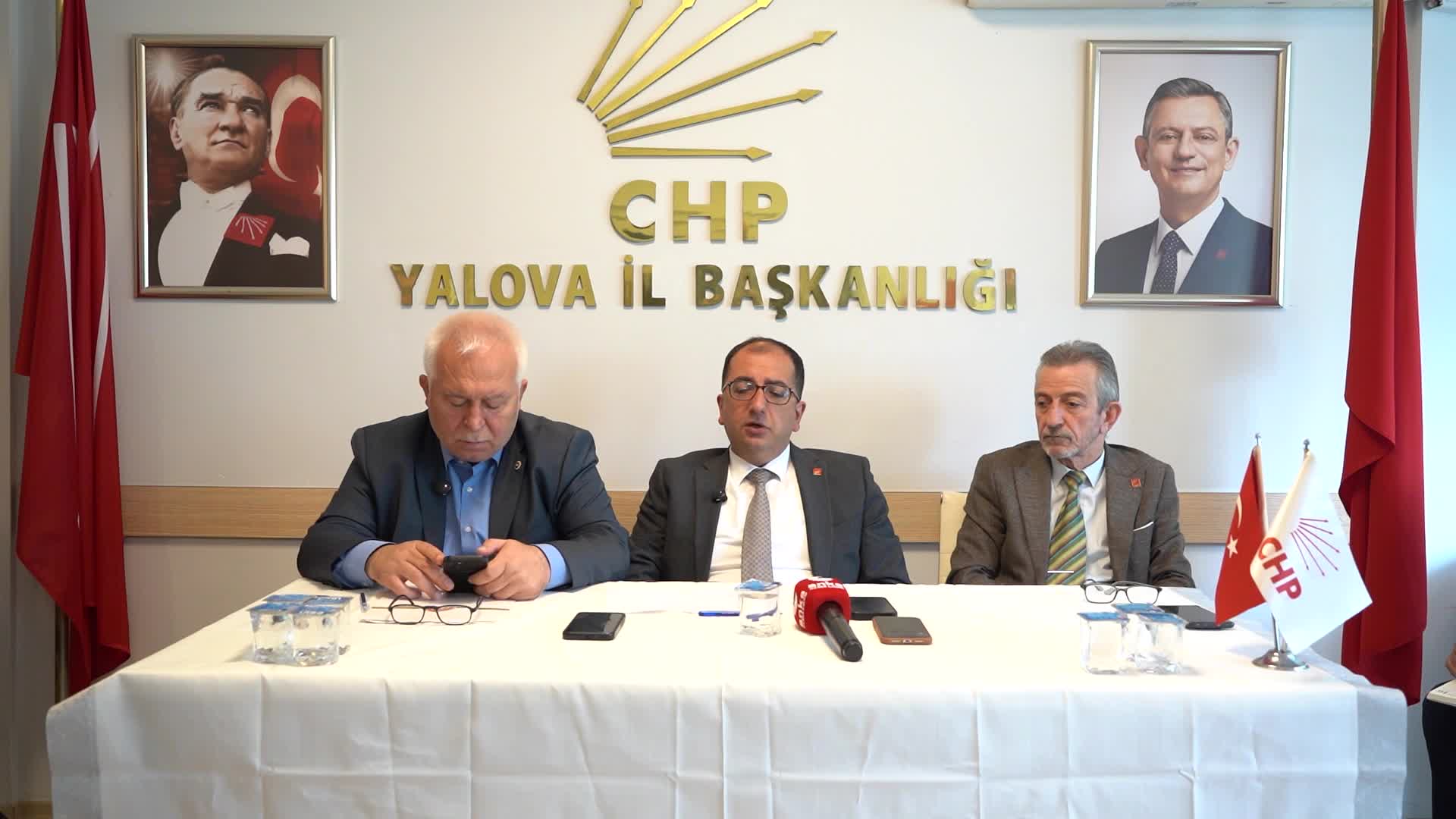 CHP'li Özkan Yalova'da: Bir an önce erken seçime gidilmeli