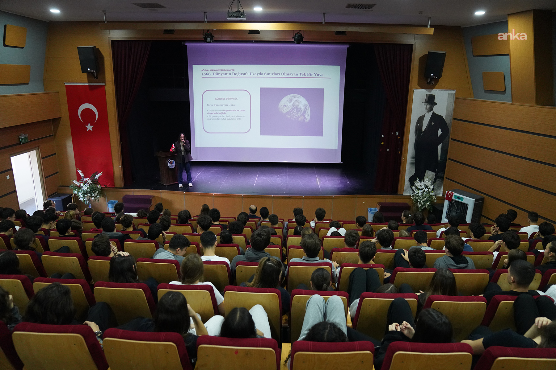 Tepebaşı’nda 440 lise öğrencisine iklim kriziyle mücadele yolları anlatıldı
