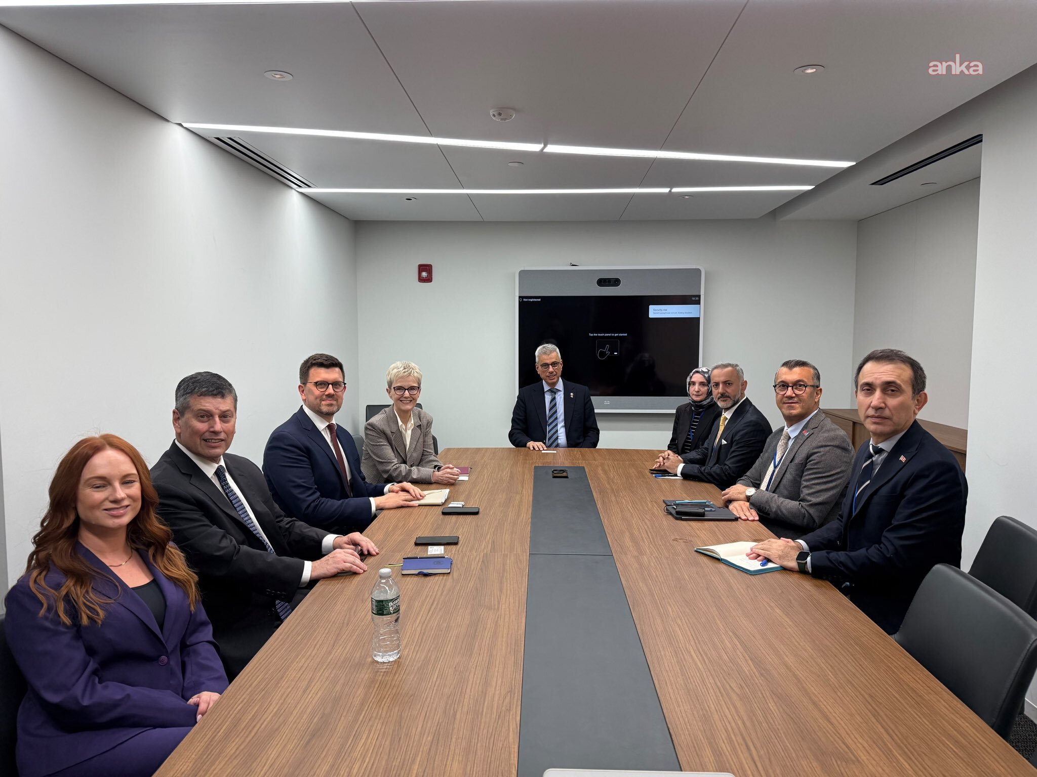 Bakan Memişoğlu, New York’ta GE HealthCare heyetiyle görüştü