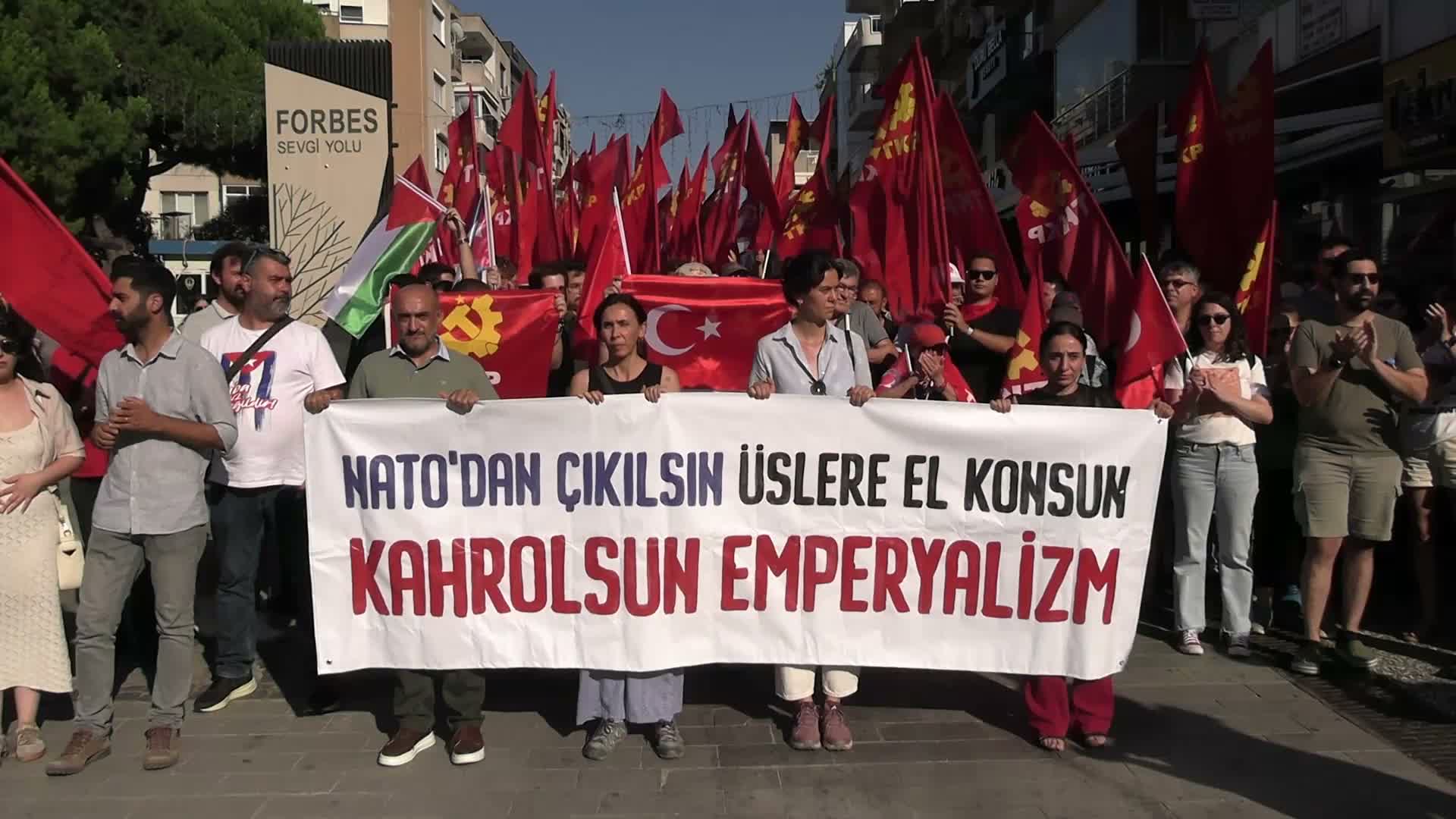 TKP'den İzmir’de NATO Zirvesi protestosu... İnam: "Bu kirli ve kanlı planların parçası olmayacağız"