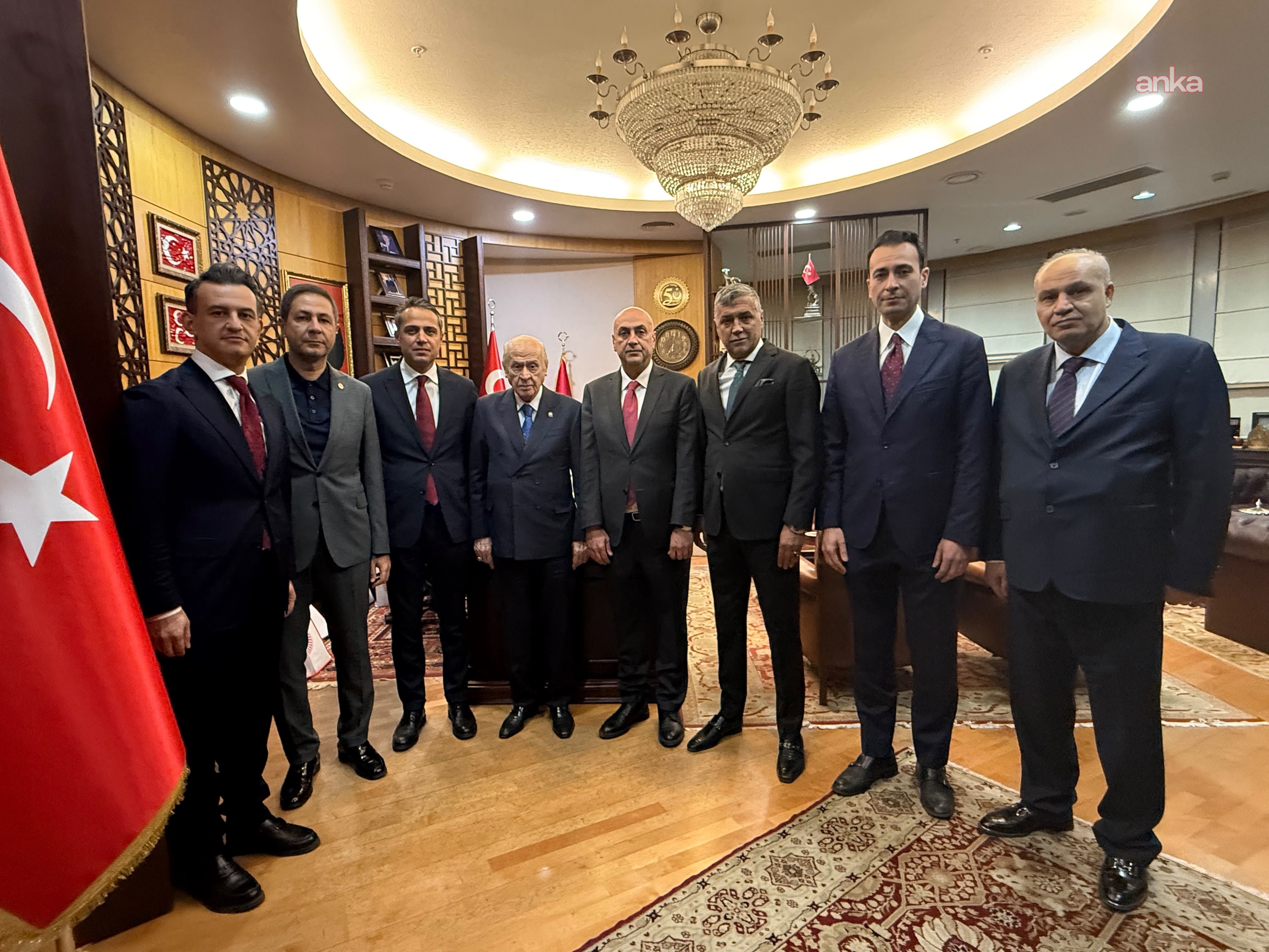Ankara 2 No'lu Baro Başkanı seçilen Üçüncü’den Devlet Bahçeli’ye ziyaret
