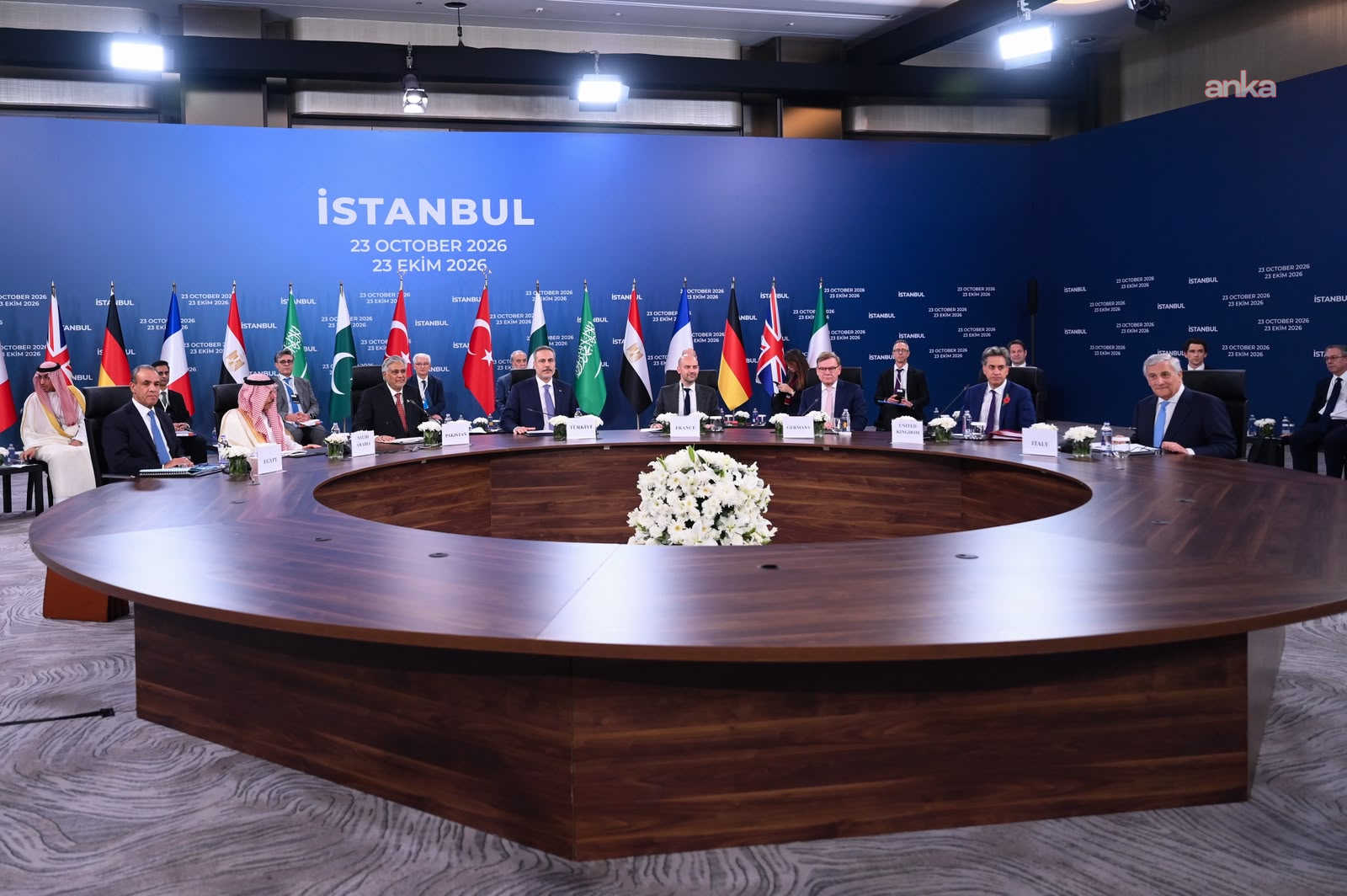 Bakan Fidan, İtalya’nın katılımıyla yapılan R4+E4 Dışişleri Bakanları Toplantısı'na ev sahipliği yaptı