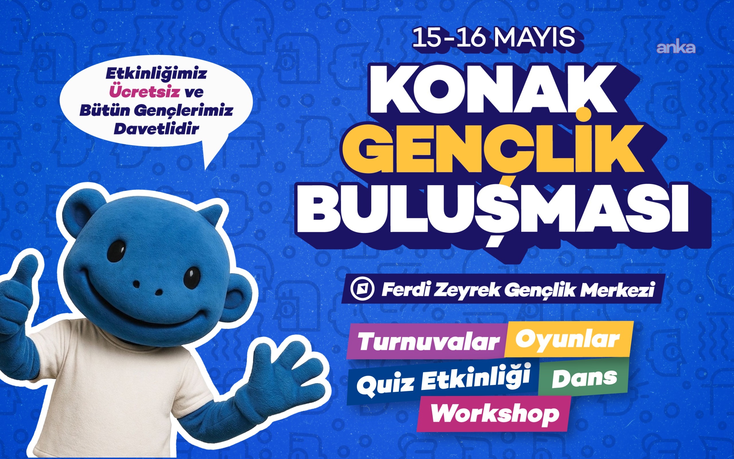 Gençlik 19 Mayıs’ı Ferdi Zeyrek Gençlik Merkezi’nde kutluyor