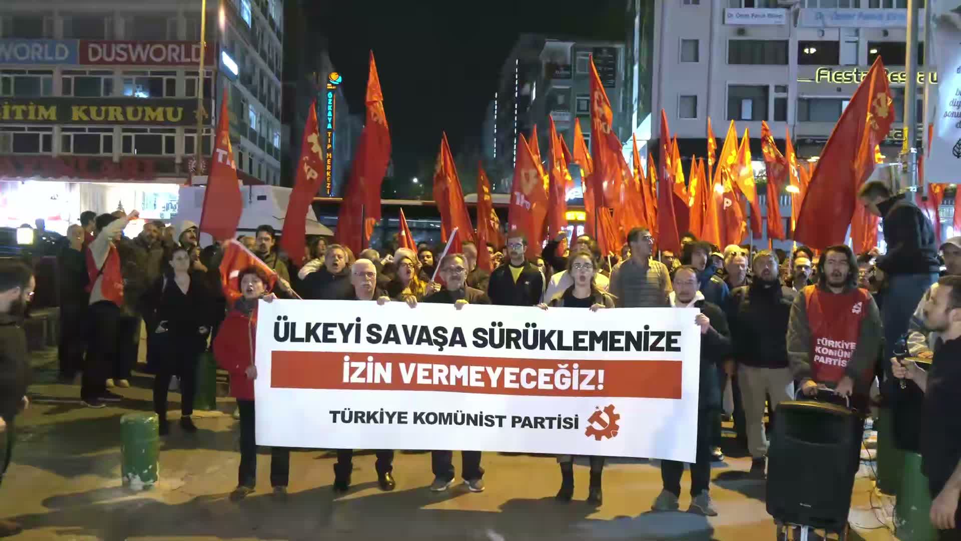 TKP'den Mekke Ortak Savunması Anlaşması'na karşı eylem: "Bu ülkenin askerini o alçakların askeri yapamayacaksınız"