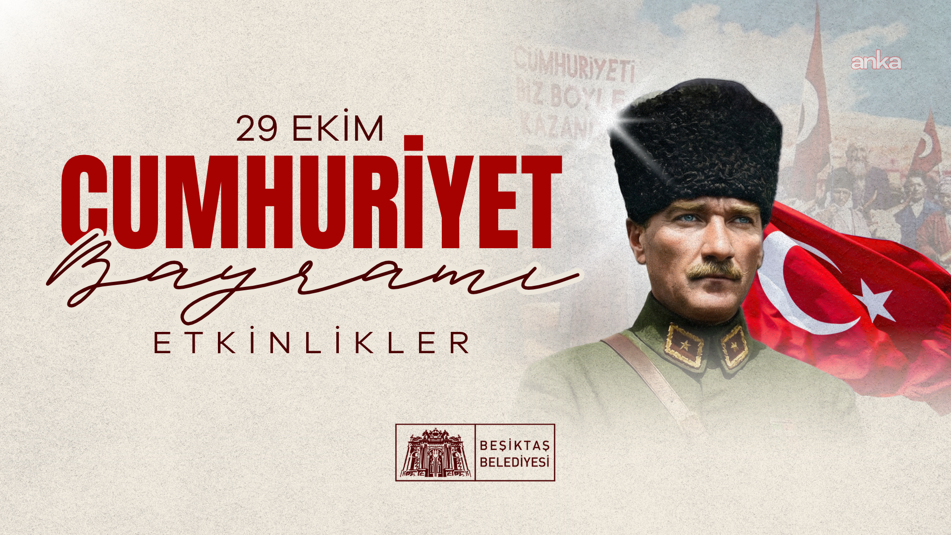 Beşiktaş Belediyesi, Cumhuriyet Bayramı’nı bir dizi etkinlikle kutlayacak