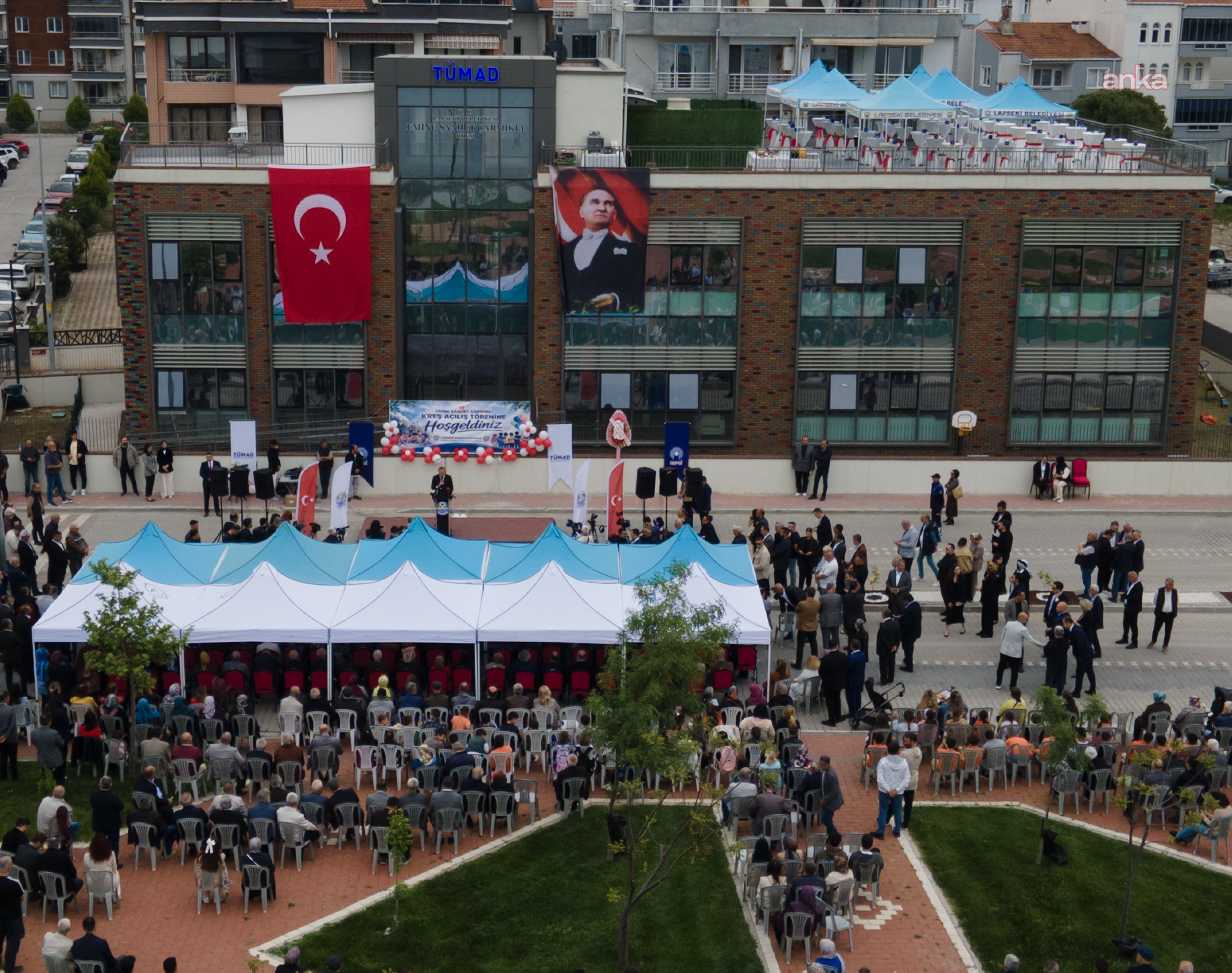 Çanakkale'de 100 öğrenci kapasiteli Emine Saadet Çarmıklı Gündüz Bakım Evi hizmete açıldı