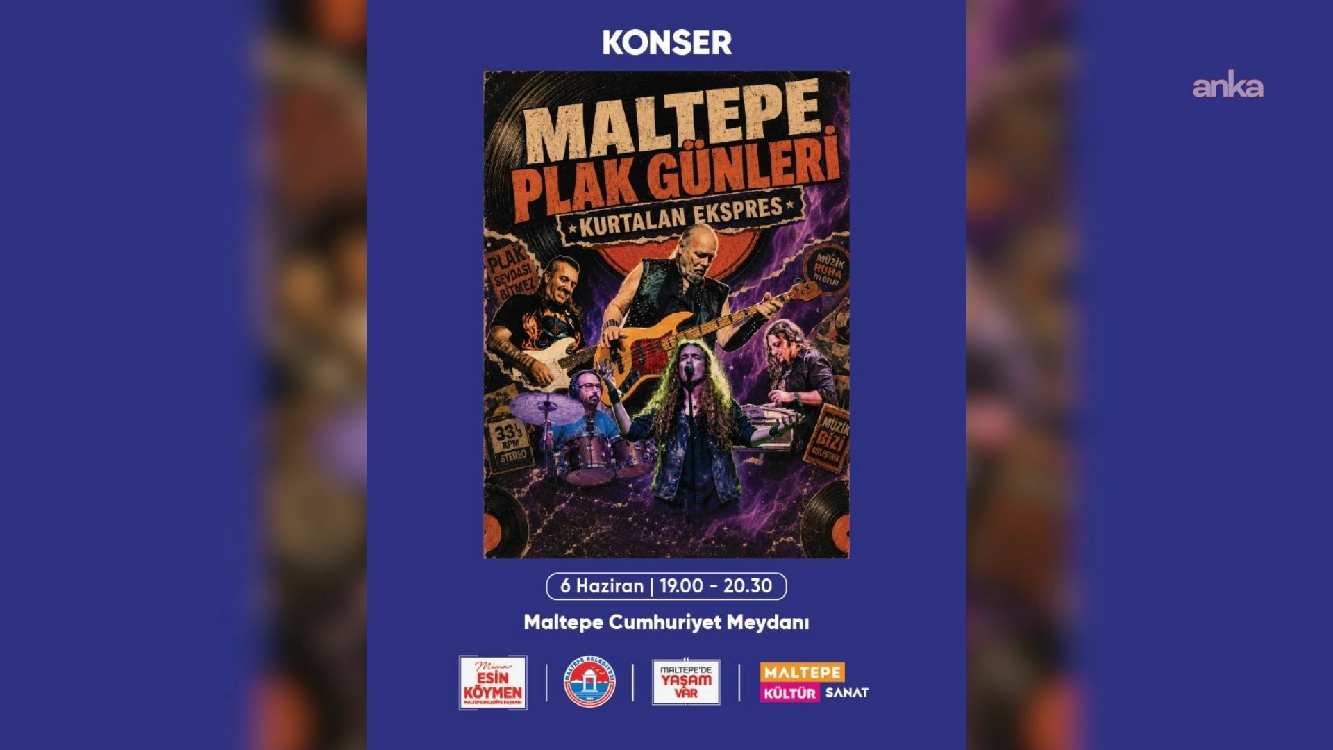 Maltepe’de nostalji rüzgarı: "2. Plak Günleri" başlıyor