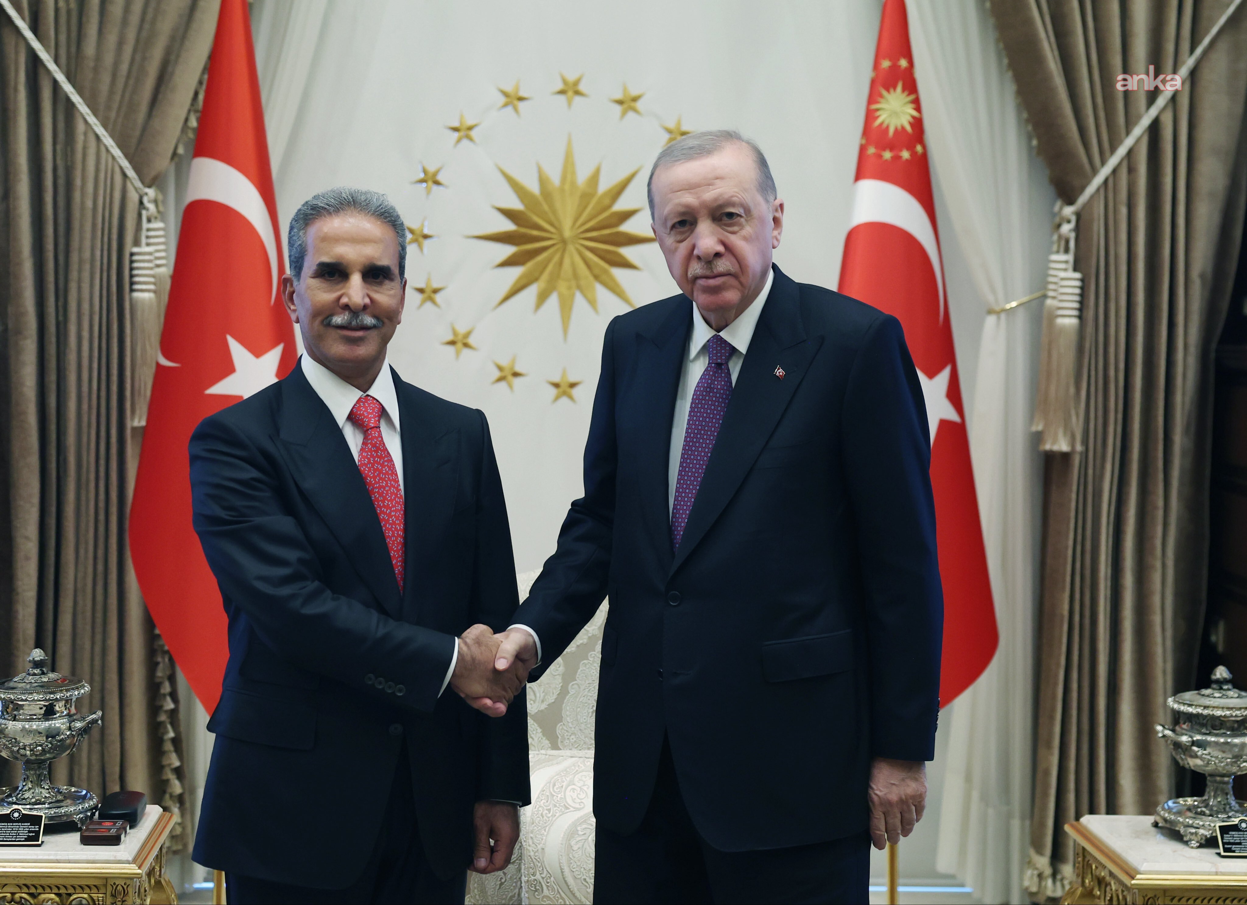 Cumhurbaşkanı Erdoğan, Irak Yüksek Yargı Konseyi Başkanı Zeydan'ı kabul etti