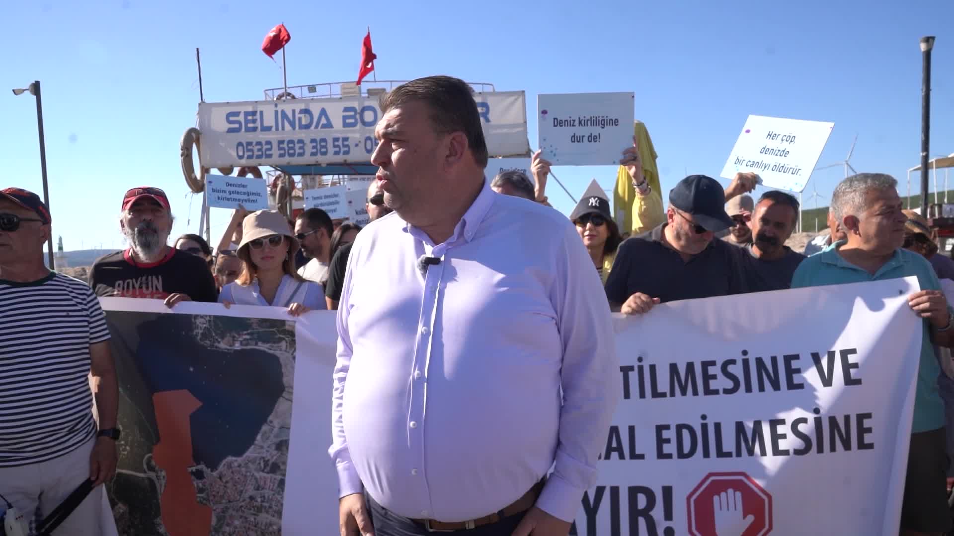 Seferihisar Belediye Başkanı Yetişkin'den Sığacık Körfezi'ne yapılmak istenen marinaya tepki