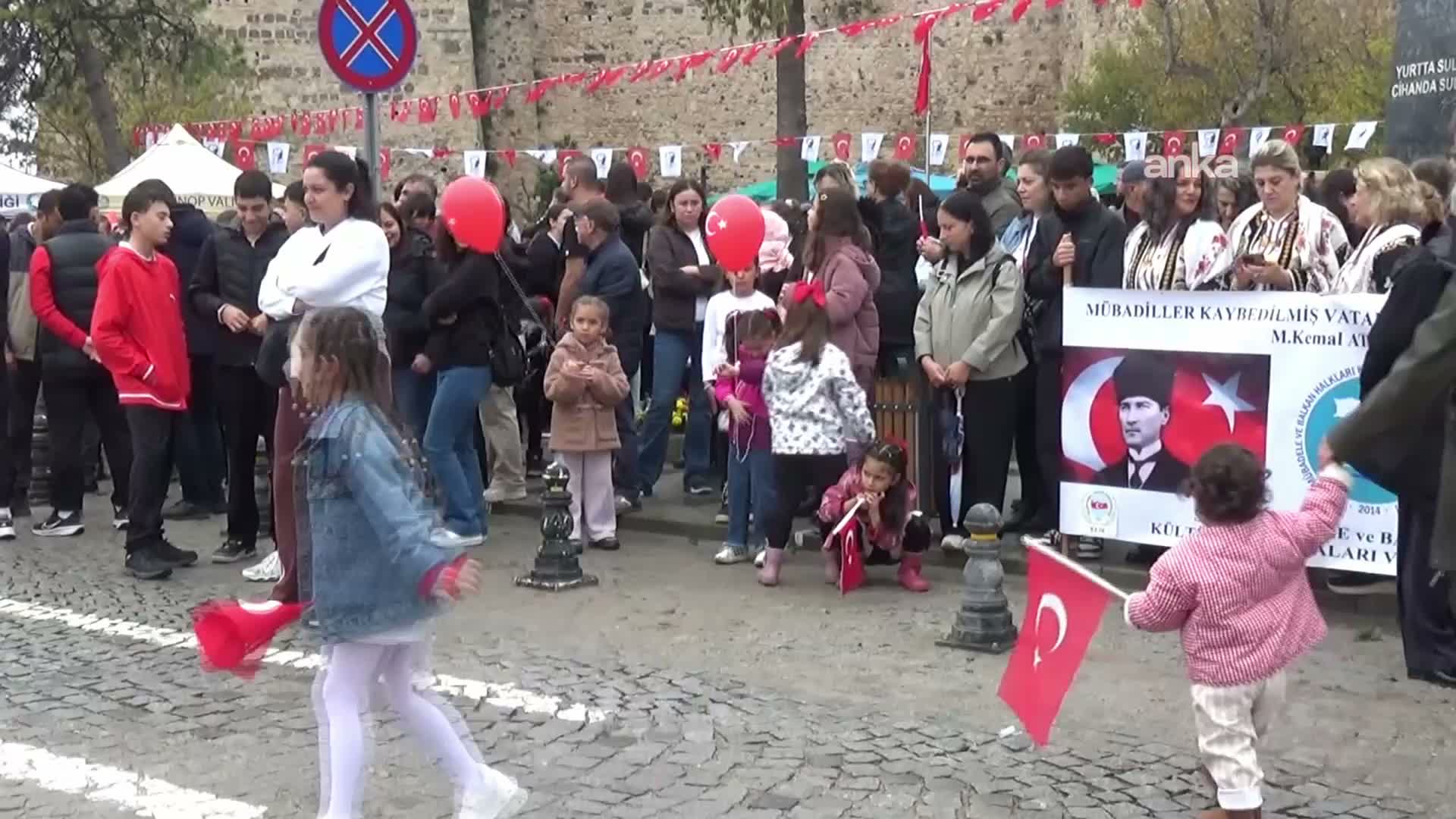Sinop, Bilecik ve Edirne'de Cumhuriyet’in 103. yılı törenlerle kutlandı