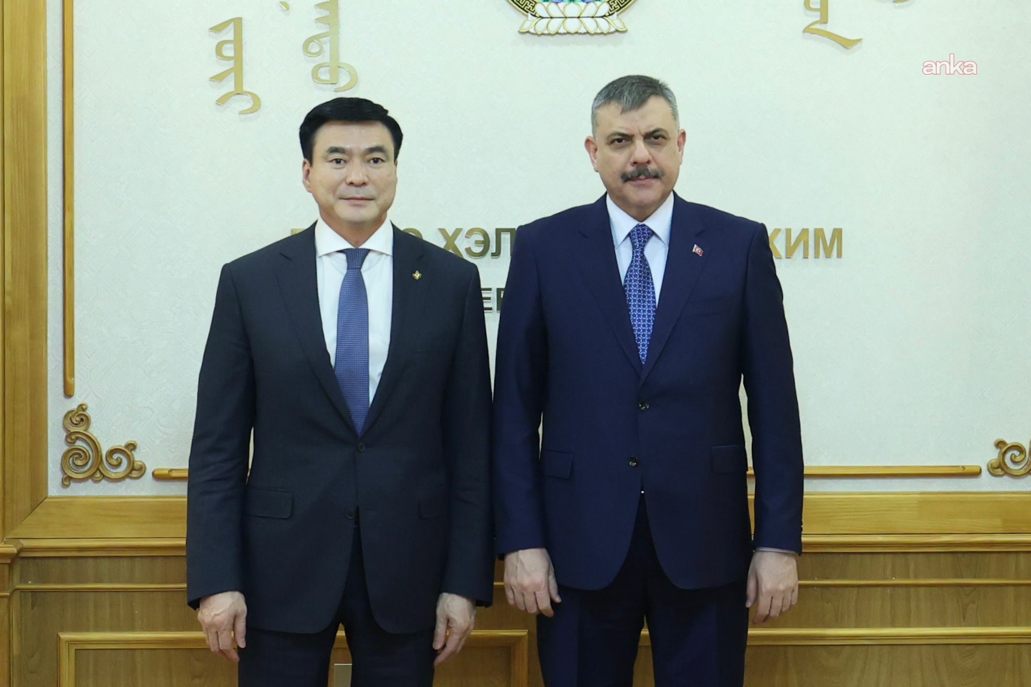İçişleri Bakanı Mustafa Çiftçi,  Moğolistan İçişleri Bakanı Sainbuyan Amarsaikhan ile bir araya geldi