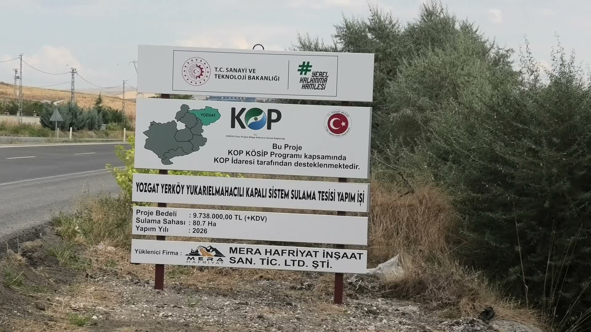 Yozgat’ta “kapalı devre sistem” ile sulamada tasarruf sağlanıyor