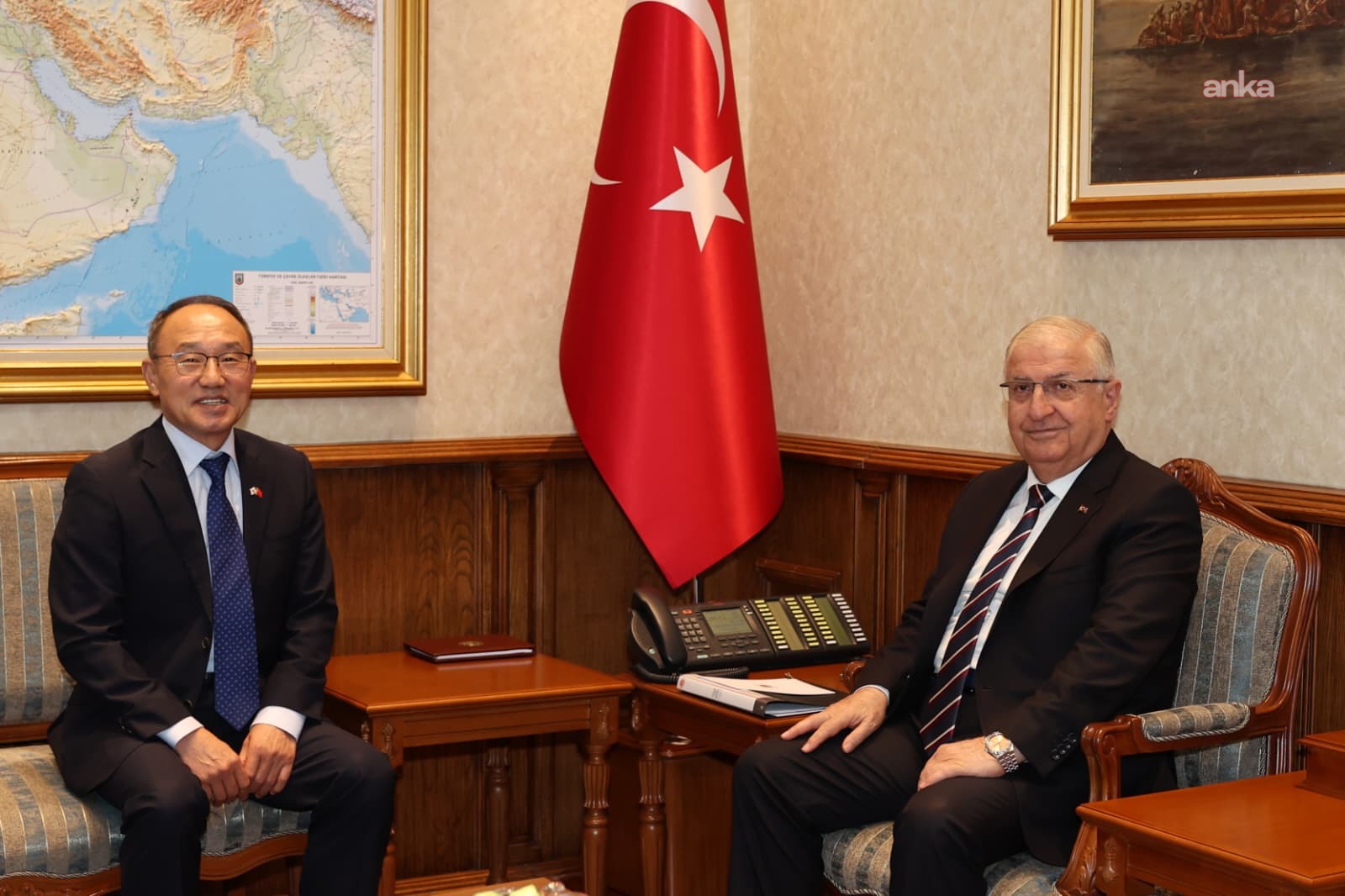 Bakan Güler, Güney Kore'nin Ankara Büyükelçisi Boo'yu kabul etti