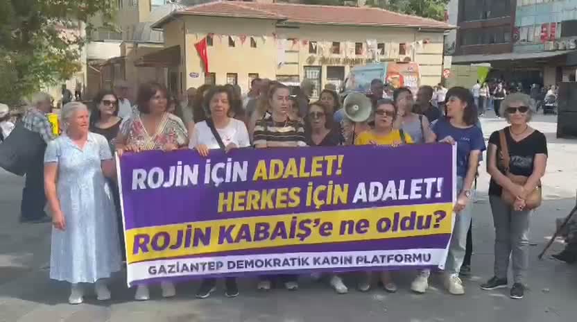 Gaziantep’te Rojin Kabaiş için adalet çağrısı: Şüpheli kadın ölümleri üzeri örtülen kadın cinayetleridir