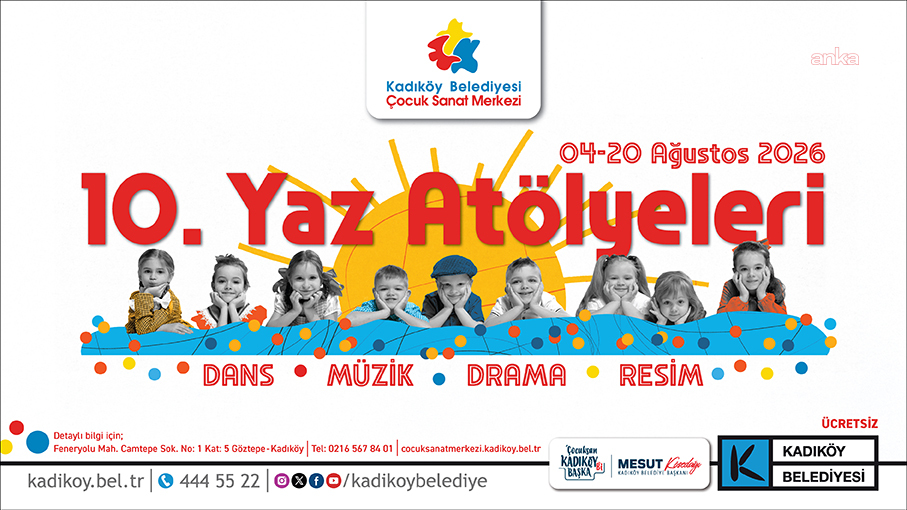 Kadıköy’de çocuklar ve gençler yaz tatilini sanatla geçirecek