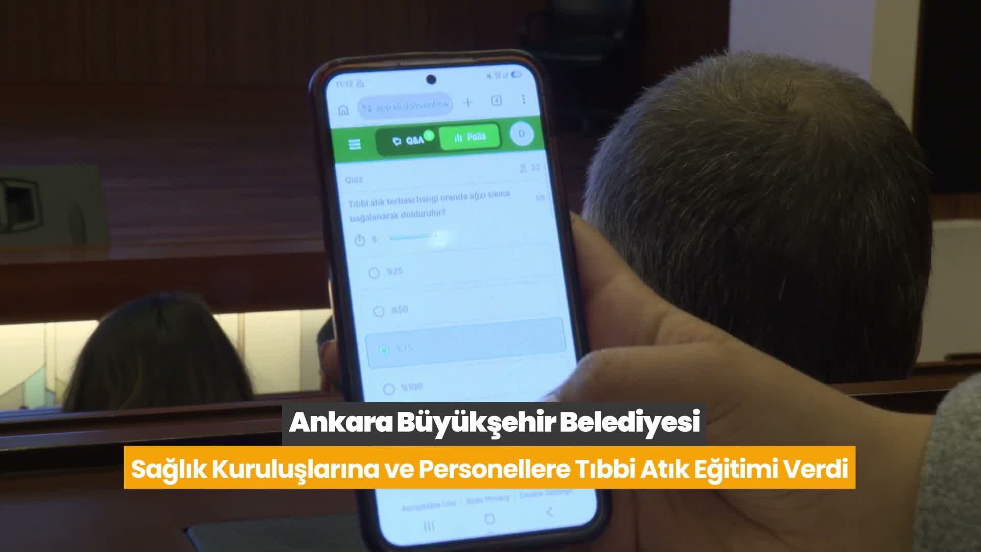 Ankara Büyükşehir Belediyesi’nden sağlık kuruluşlarına “tıbbi atık” eğitimi