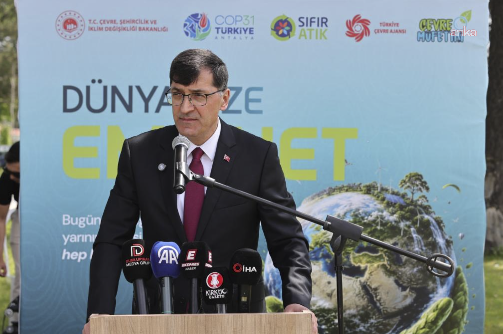 Kütahya Belediye Başkanı Kahveci, Türkiye Çevre Haftası etkinliğine katıldı