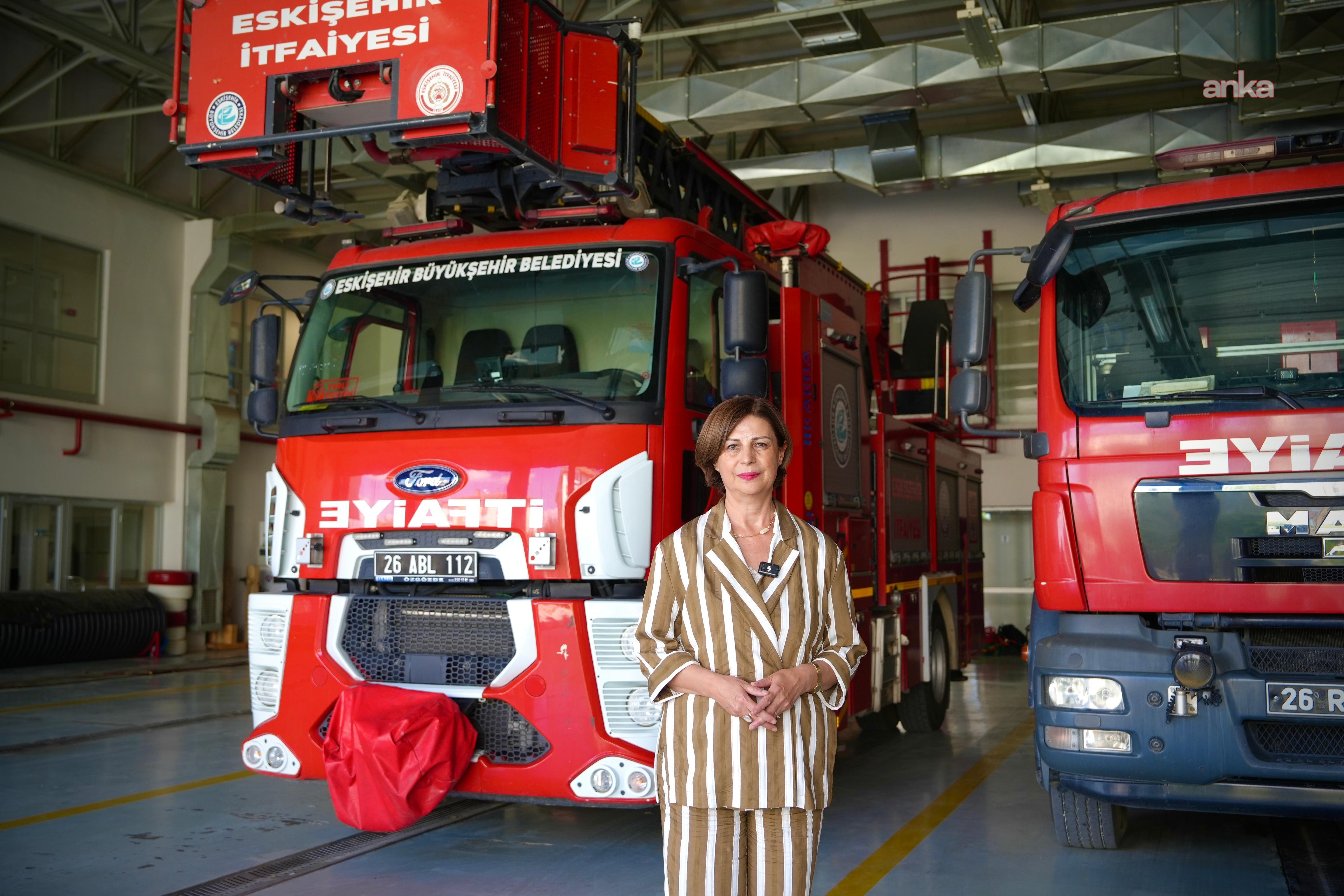 Eskişehir Büyükşehir Belediye Başkanı Ünlüce, yangın riskine karşı yürütülen hazırlıkları inceledi