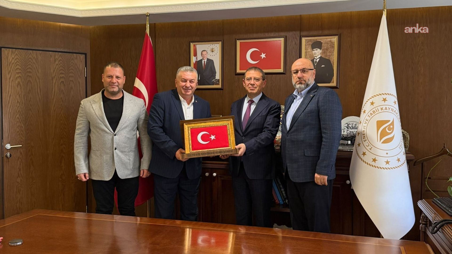 TES-İŞ heyetinden Enerji ve Tabii Kaynaklar Bakan Yardımcısı Tancan'a ziyaret