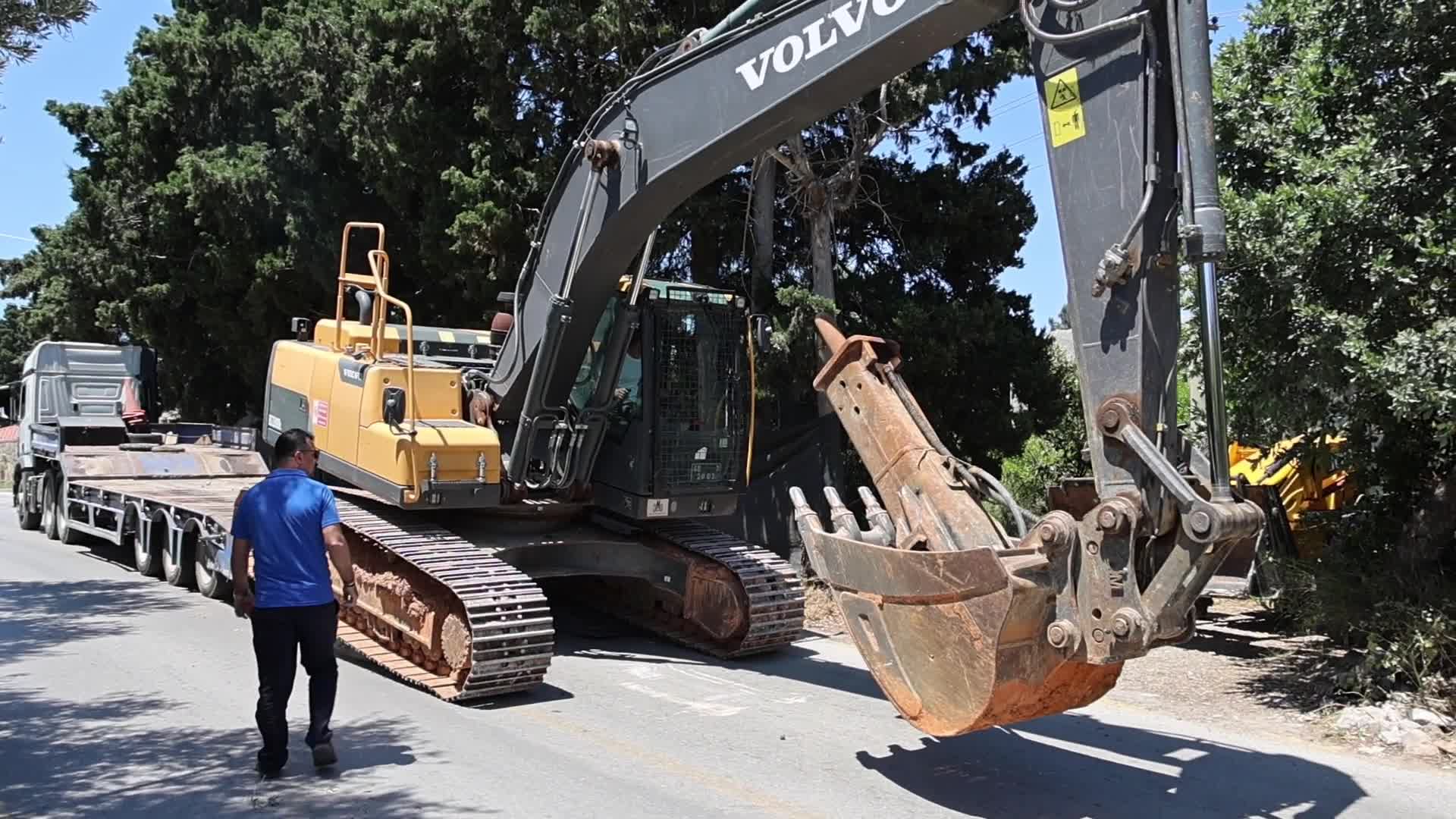 Bodrum Belediyesi, 2026 yılı başından bu yana 45 kaçak yapıyı yıktı