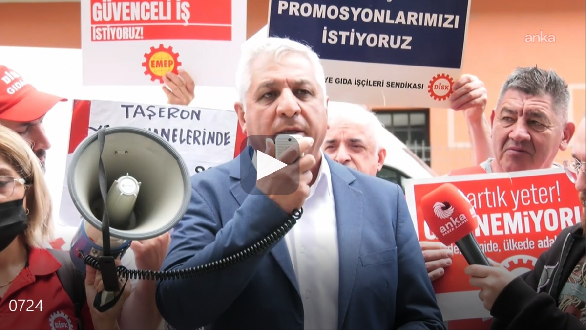 Seyit Aslan'dan Çapa taşeron yemekhane işçilerine destek ziyareti