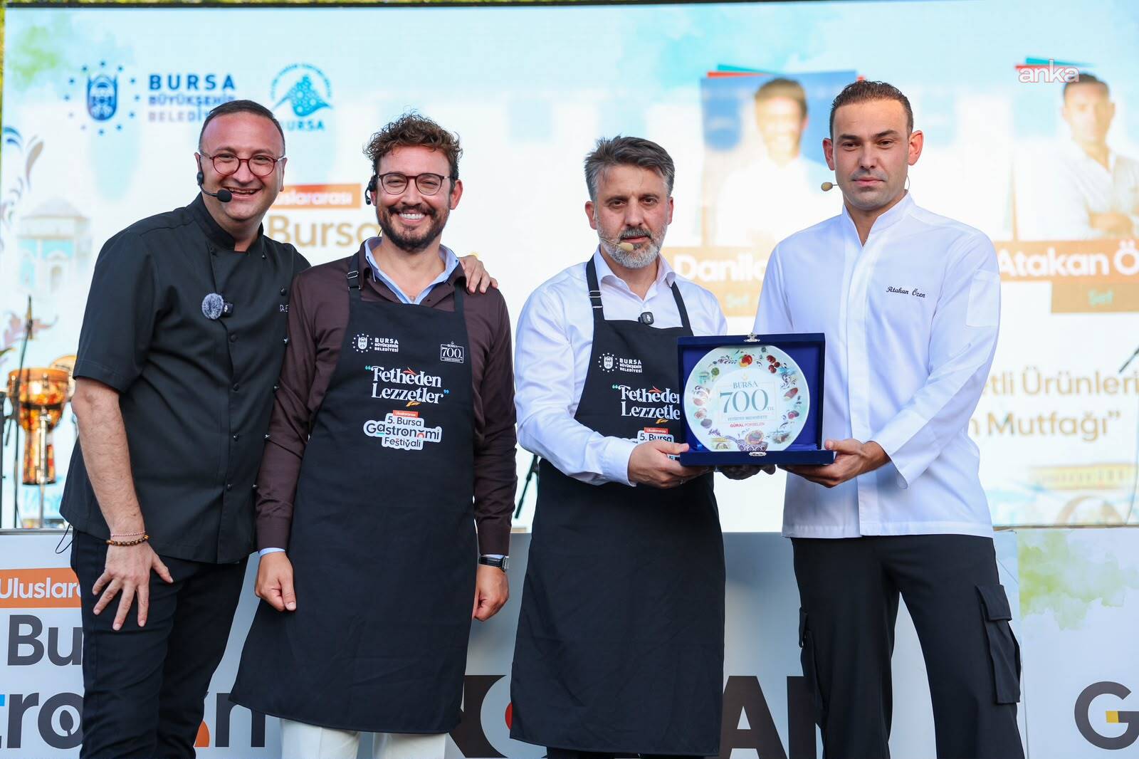 Bursa Büyükşehir Belediye Başkan Vekili Biba ve ünlü şefler, gastro sahnede buluştu