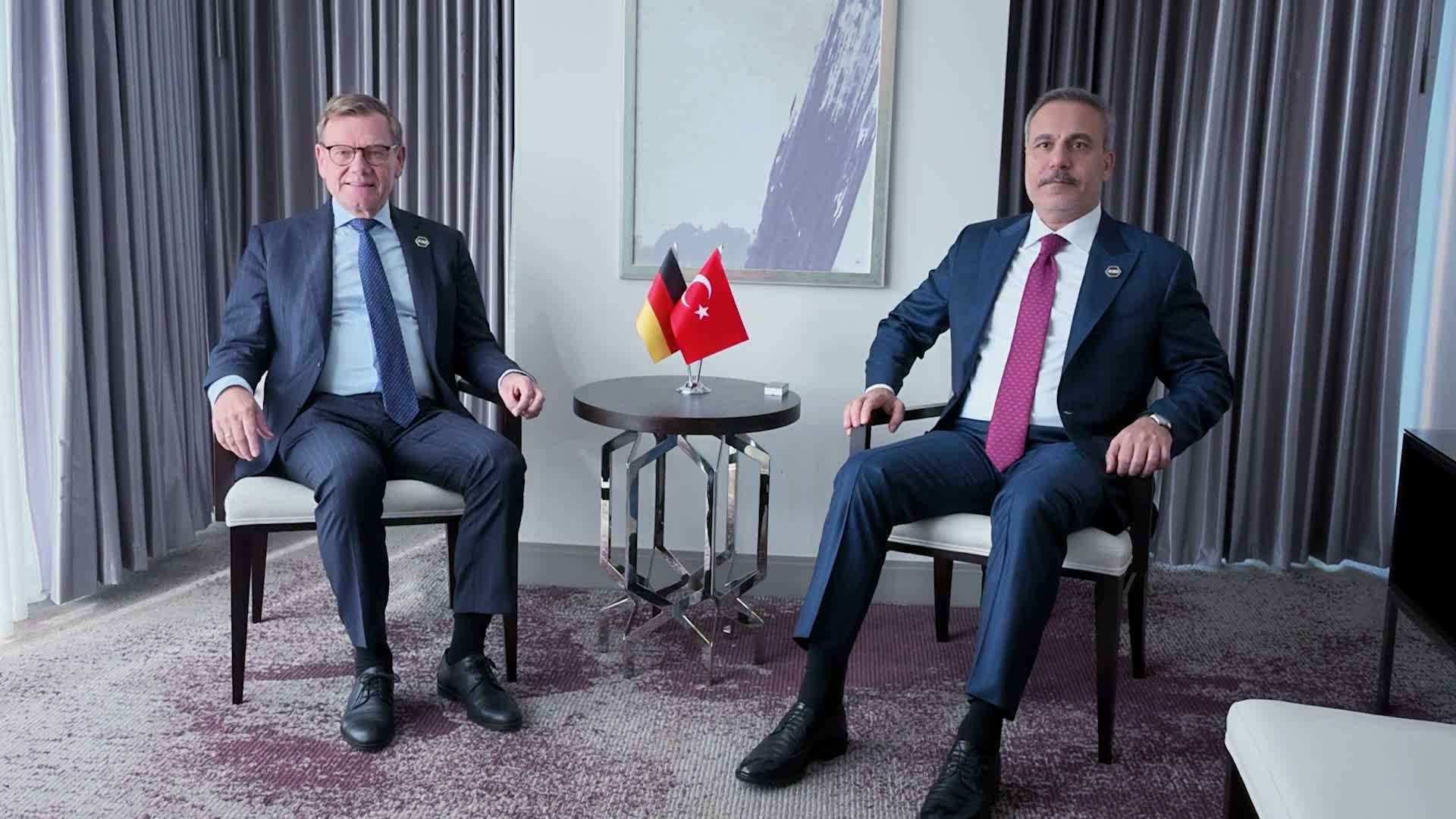 Dışişleri Bakanı Fidan, Alman mevkidaşı Wadephul ile görüştü