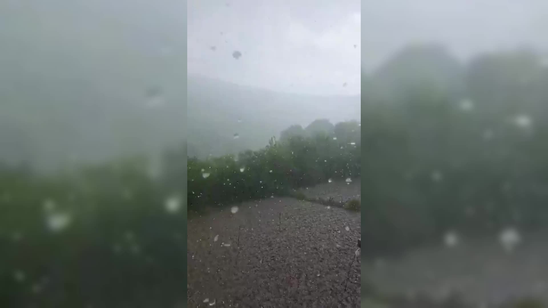 Sinop'ta haziran ayında dolu sürprizi