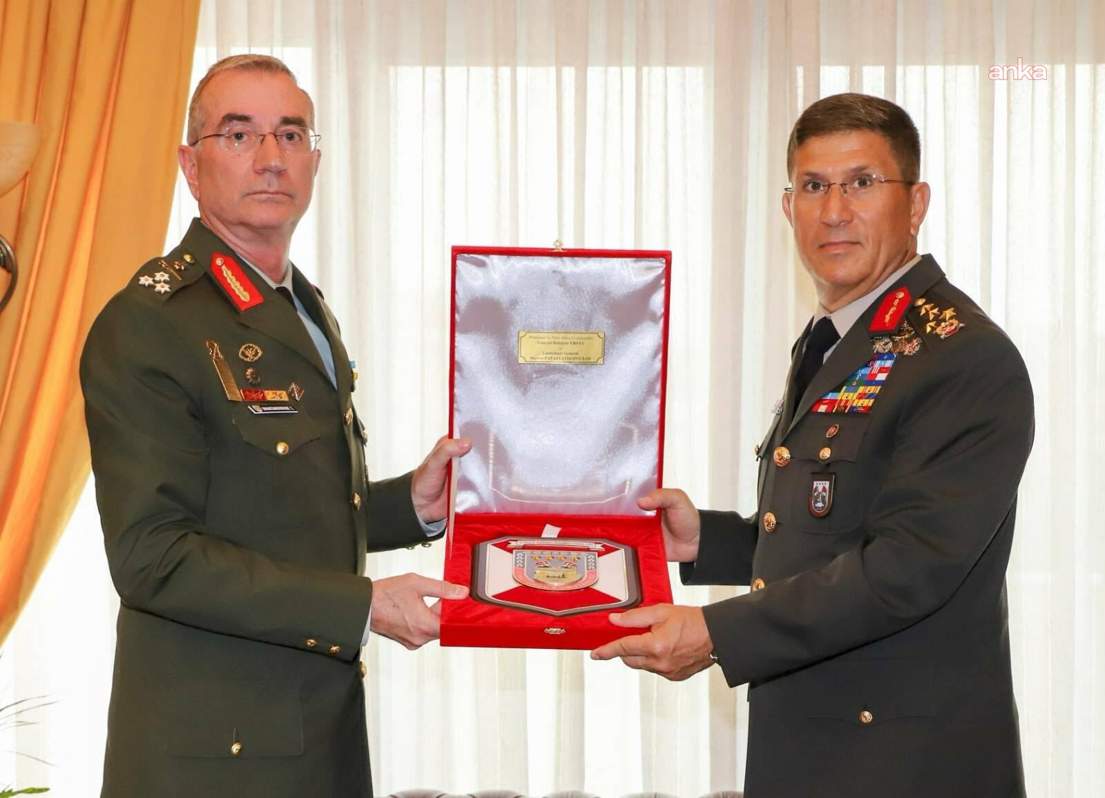 Orgeneral Ersay, Yunan Kara Kuvvetleri Genel Müfettişi ile görüştü