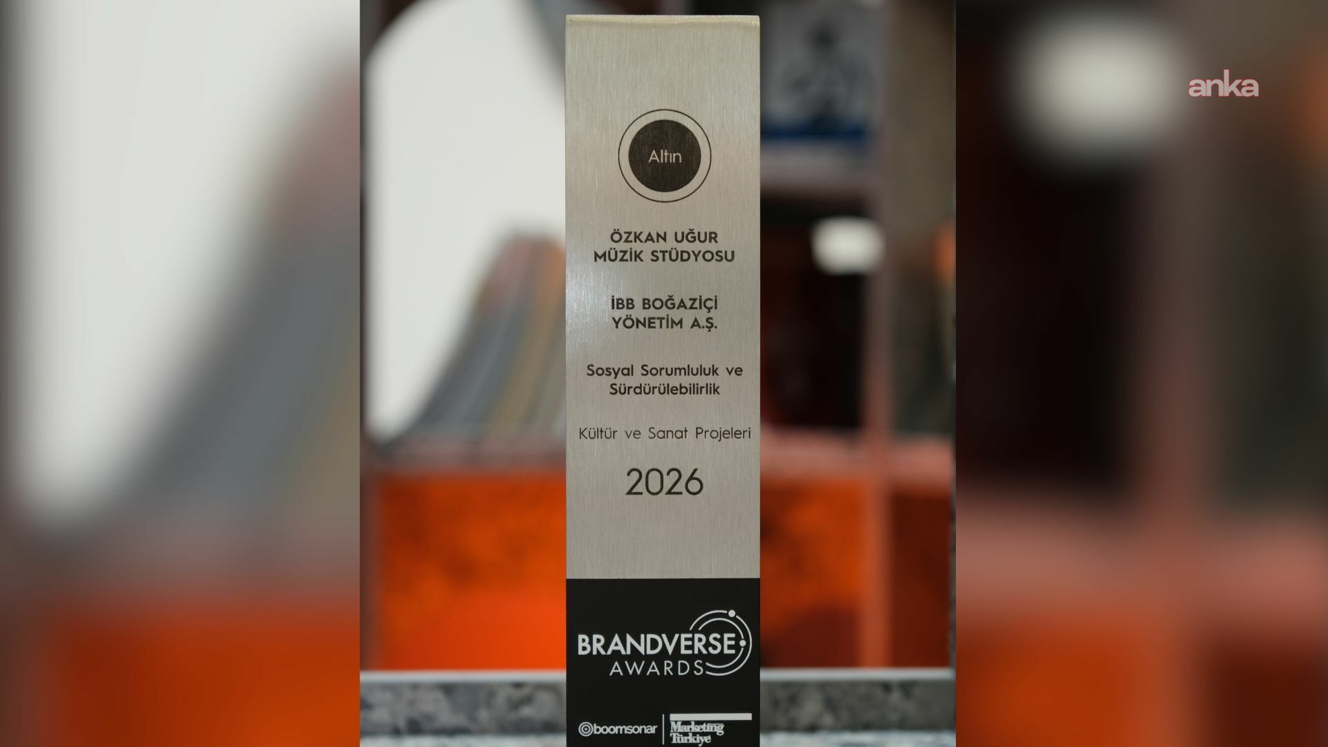 Özkan Uğur Müzik Stüdyosu’na Brandverse Awards’tan Altın Ödül