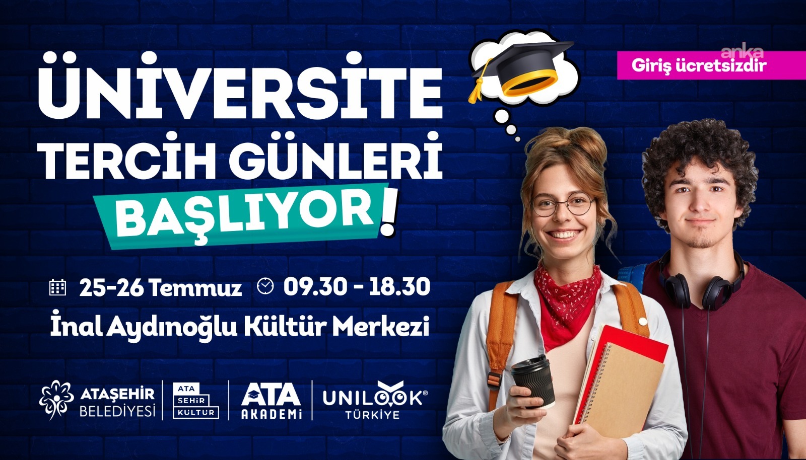 Ataşehir Belediyesi'nden gençlerin üniversite yolculuğuna destek
