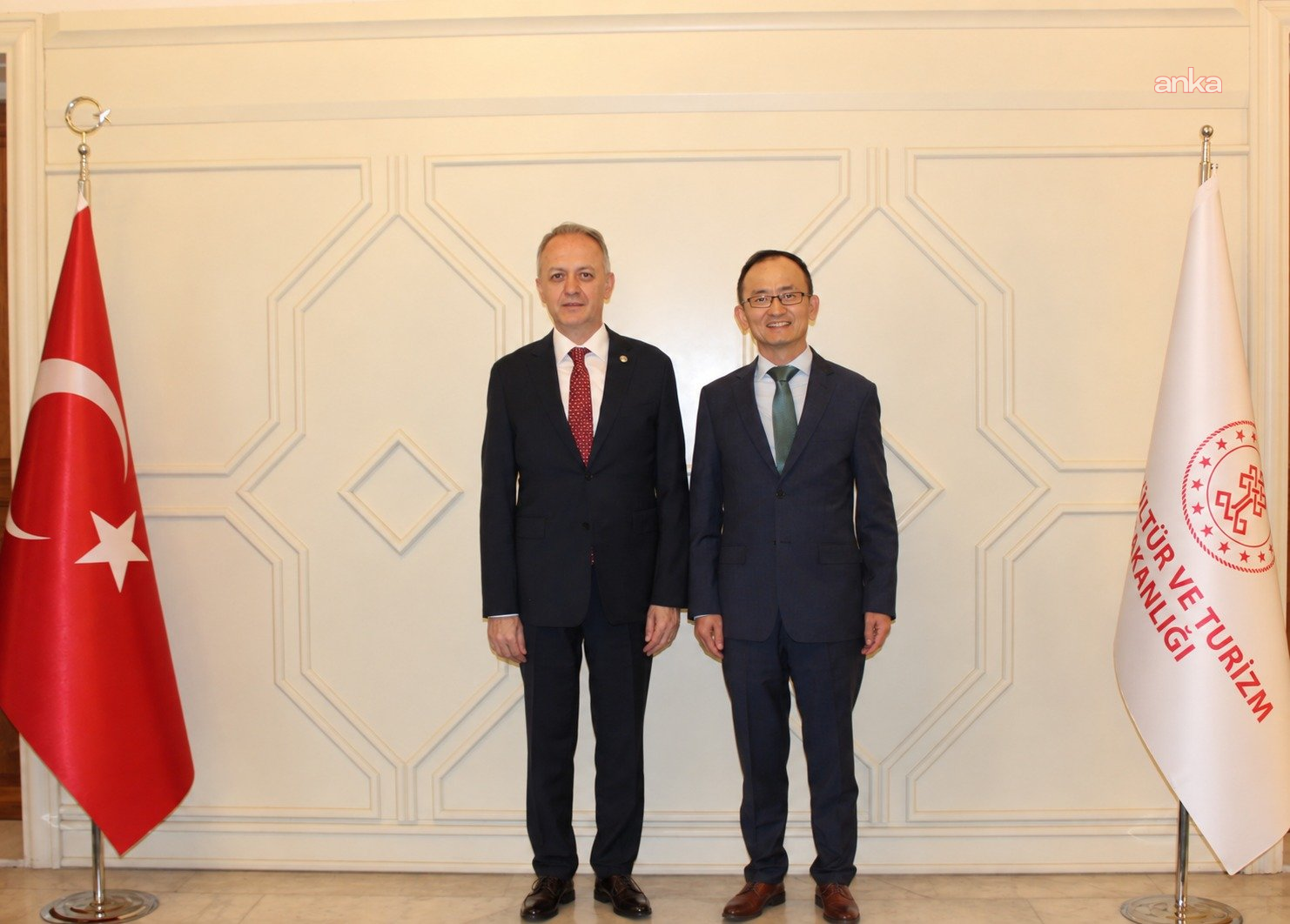 Bakan Yardımcısı Yazgı, Çin'in Ankara Büyükelçisi Xuebin ile görüştü