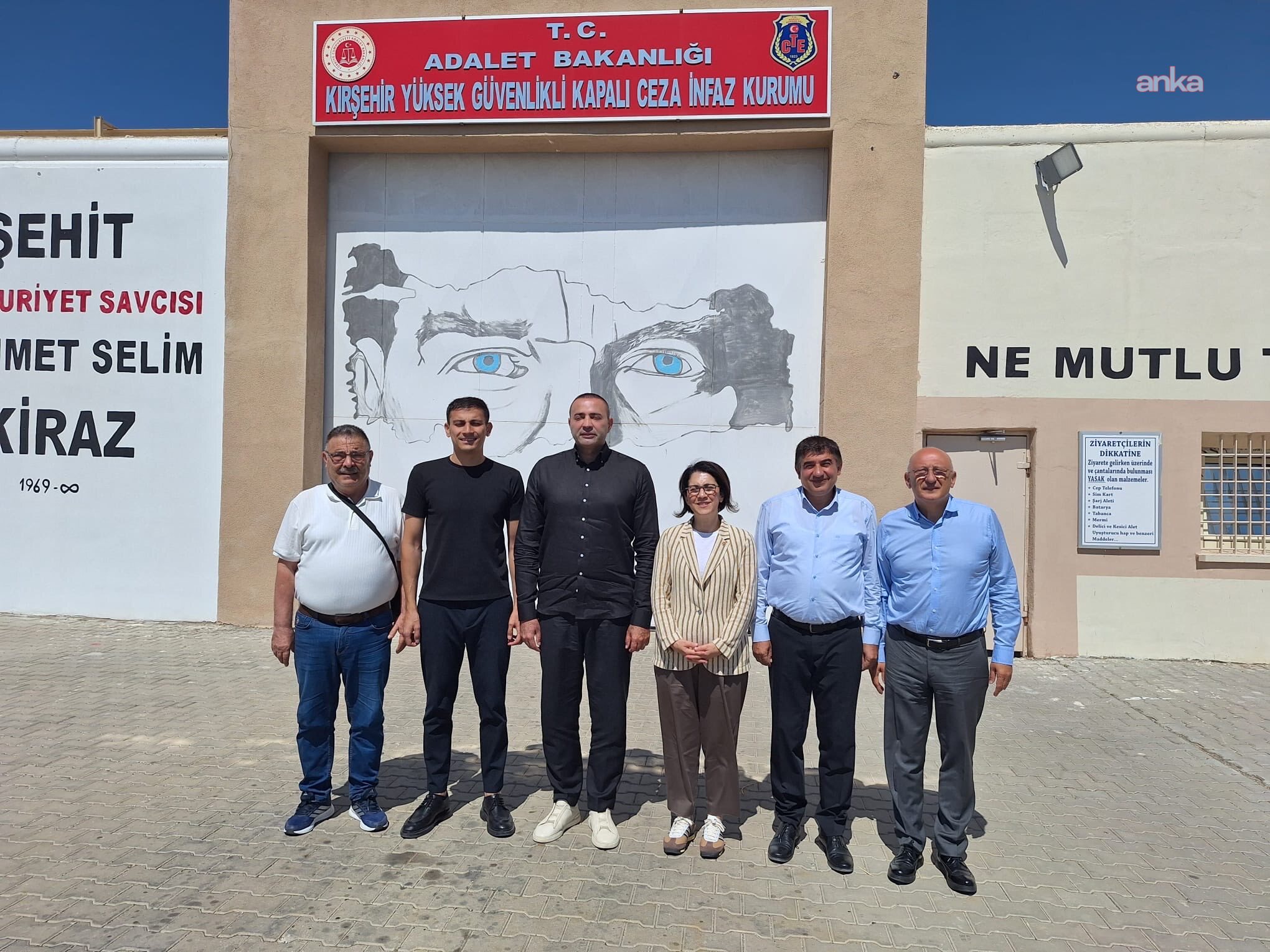 YENİ Partili Çakırözer'den Kırşehir Cezaevi'nde Hüseyin Can Güner'e ziyaret