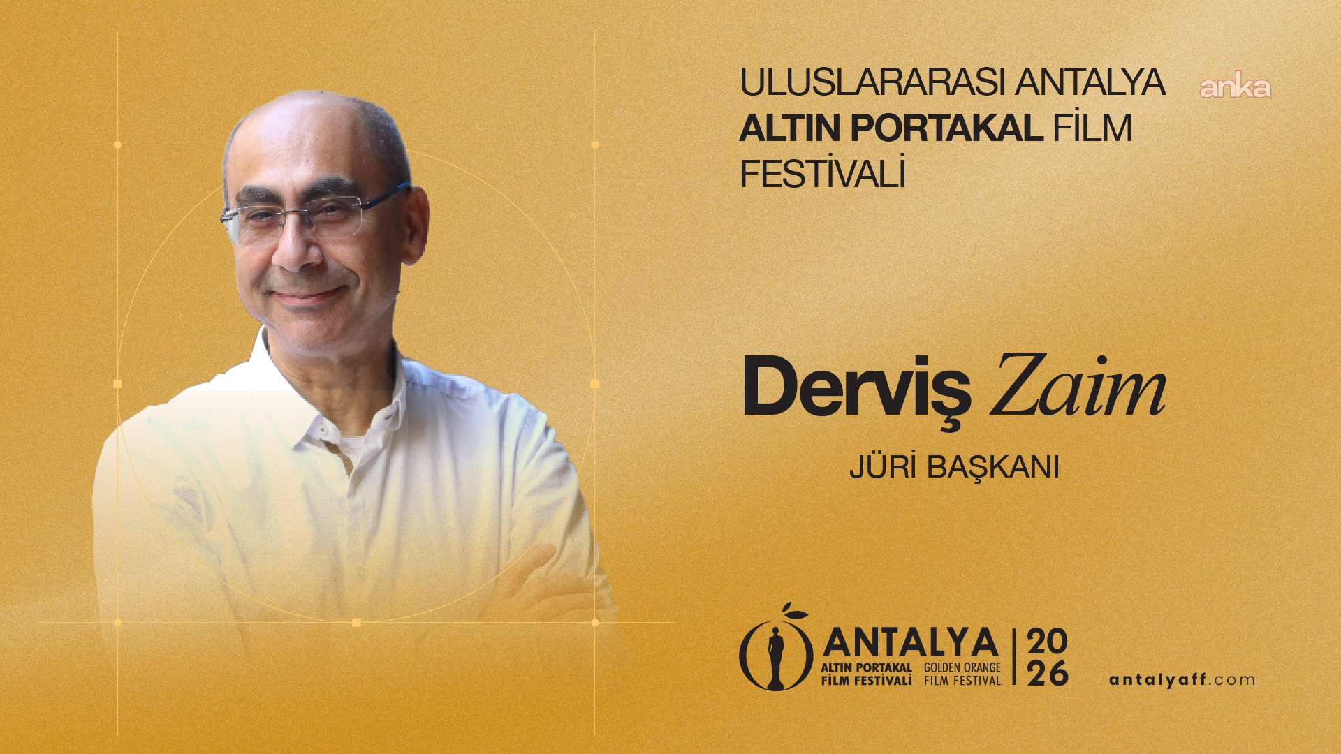 Altın Portakal'ın Ulusal Uzun Metraj Jürisi'ne Derviş Zaim başkanlık edecek