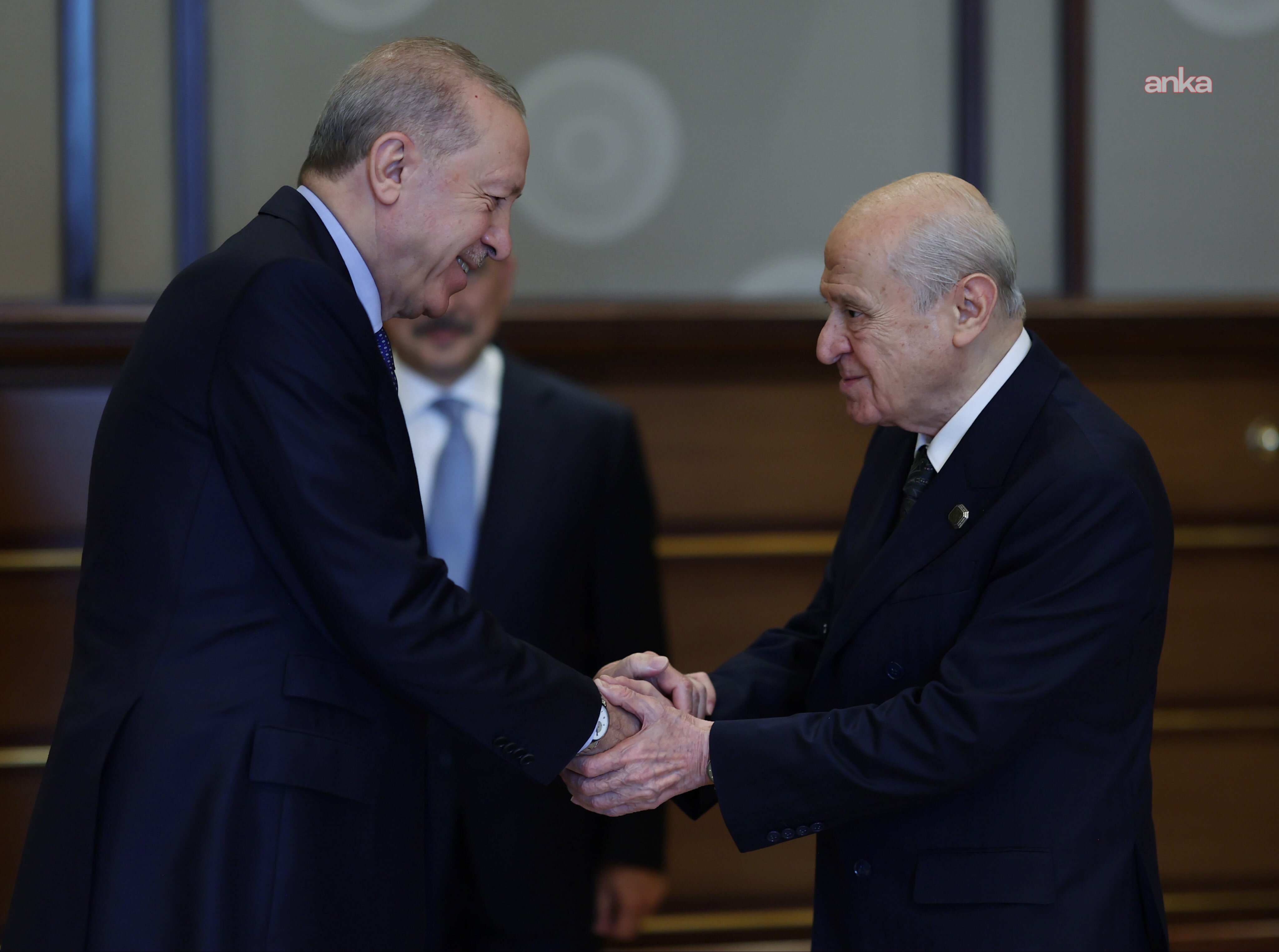Erdoğan, Bahçeli'yi kabul etti