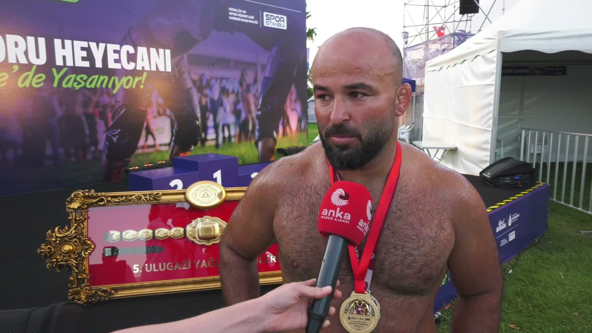 5. Ulugazi Yağlı Güreşleri'nde altın kemerin sahibi Orhan Okulu oldu